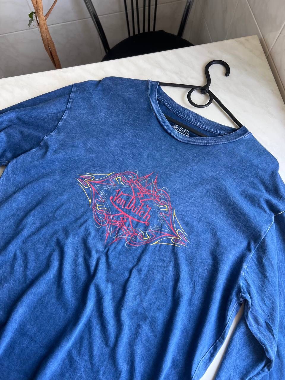Japanese Brand × Vintage × Von Dutch Vintage Von Dutch Big Logo Streetwear Rare Y2K Long Sleeve Size US L / EU 52-54 / 3 - 9 Thumbnail