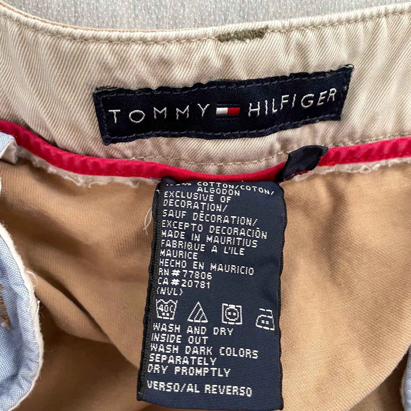 Tommy Hilfiger VINTAGE Tommy Hilfiger Pants Adult 38 Brown Cargo Cargo Pockets Logo Baggy Y2K Mens Size US 38 / EU 54 - 6 Thumbnail
