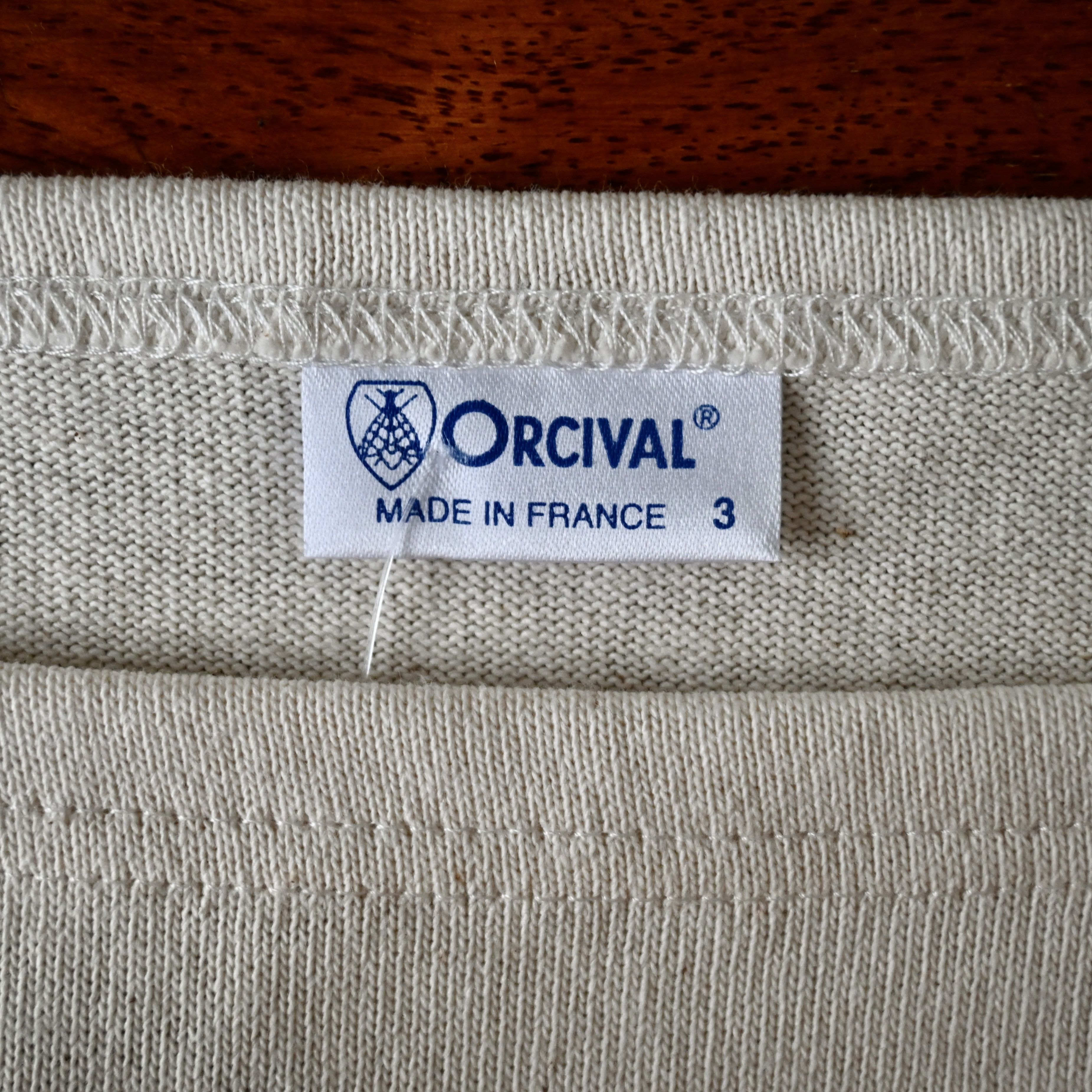 Orcival UNUSED, Orcival heavyweight cotton breton shirt, ecru, 3 Size US M / EU 48-50 / 2 - 10 Thumbnail