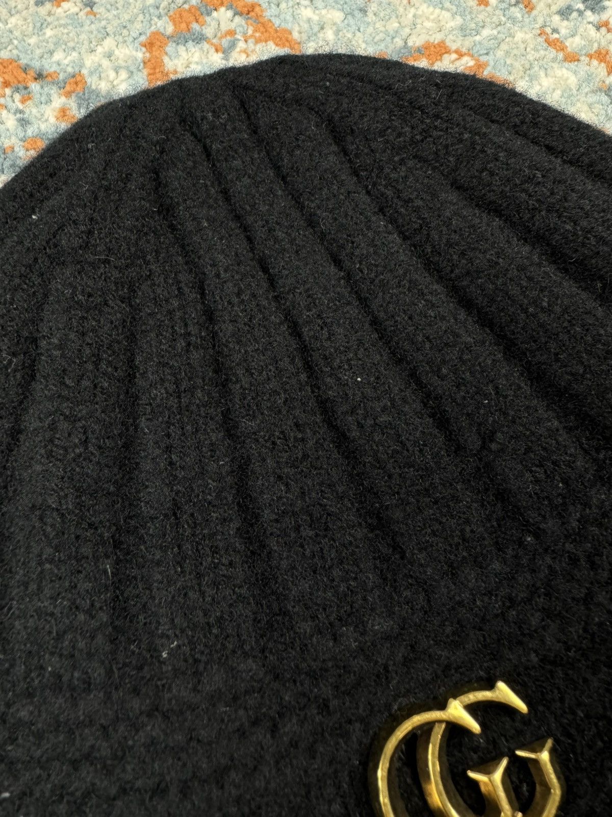 Gucci Gucci metal applique GG Logo wool knitted beanie Size ONE SIZE - 6 Thumbnail