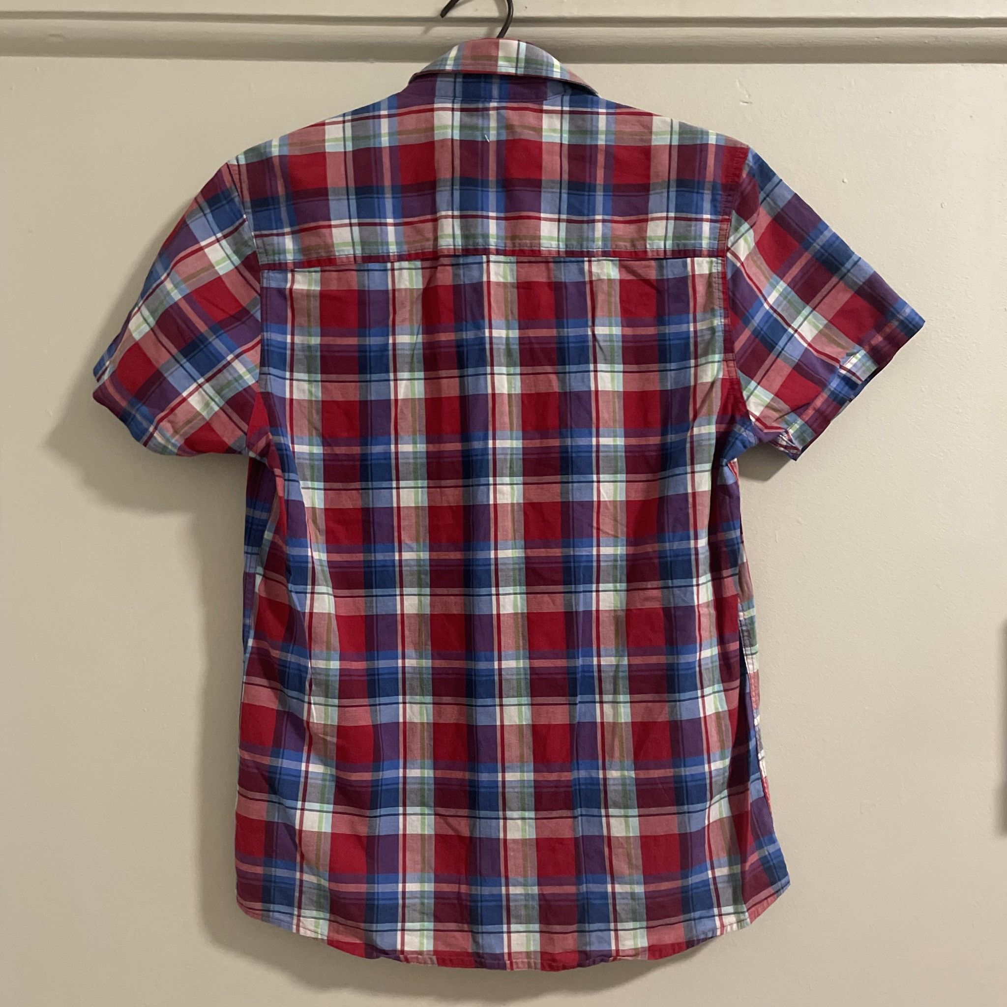 Other Peacocks Men's Short Sleeve Plaid Button-Down Shirt Size US S / EU 44-46 / 1 - 4 Thumbnail