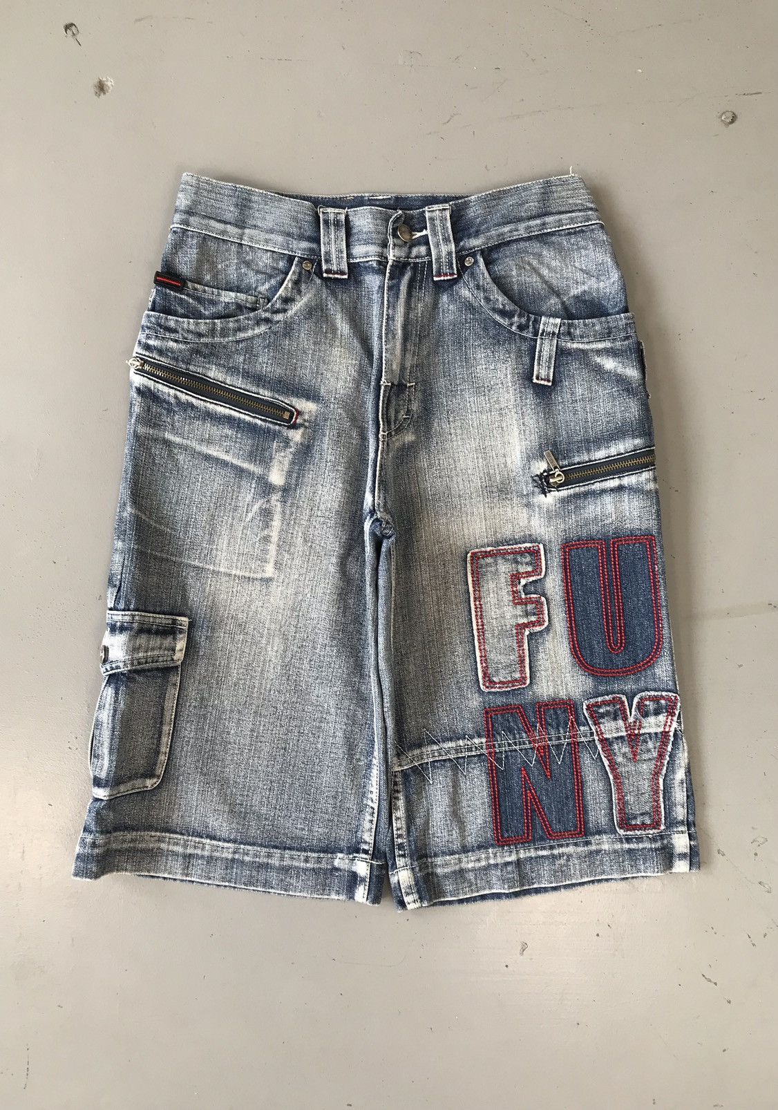 Crazy vintage Fubu denim short