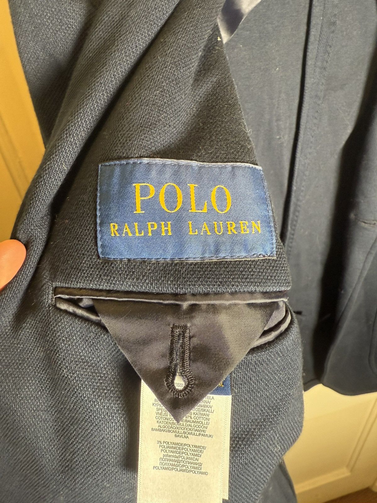Polo Ralph Lauren Polo Ralph Lauren Navy Single Breasted Blazer Size 38R - 5 Thumbnail
