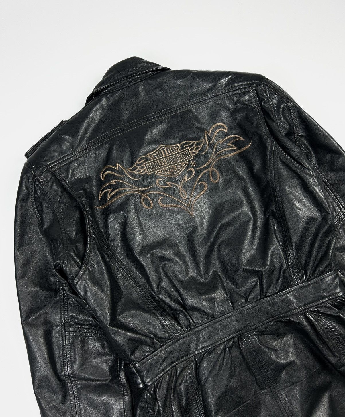 Harley Davidson × Vintage Harley Davidson vintage leather jacket Size S / US 4 / IT 40 - 5 Thumbnail