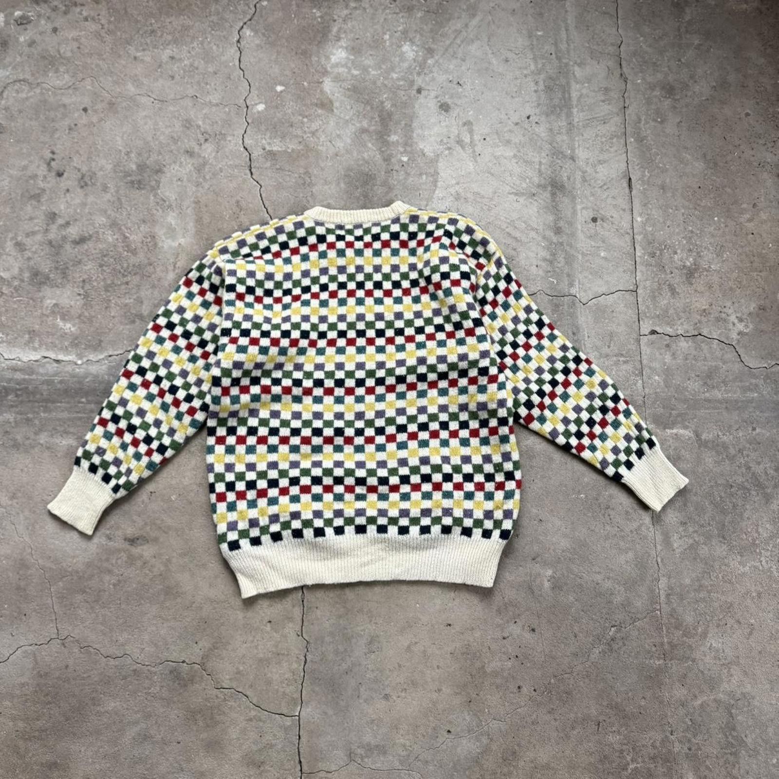 Other Mitchael Kross Knit Hand Made England Multicolored Sweater Size US XL / EU 56 / 4 - 2 Thumbnail