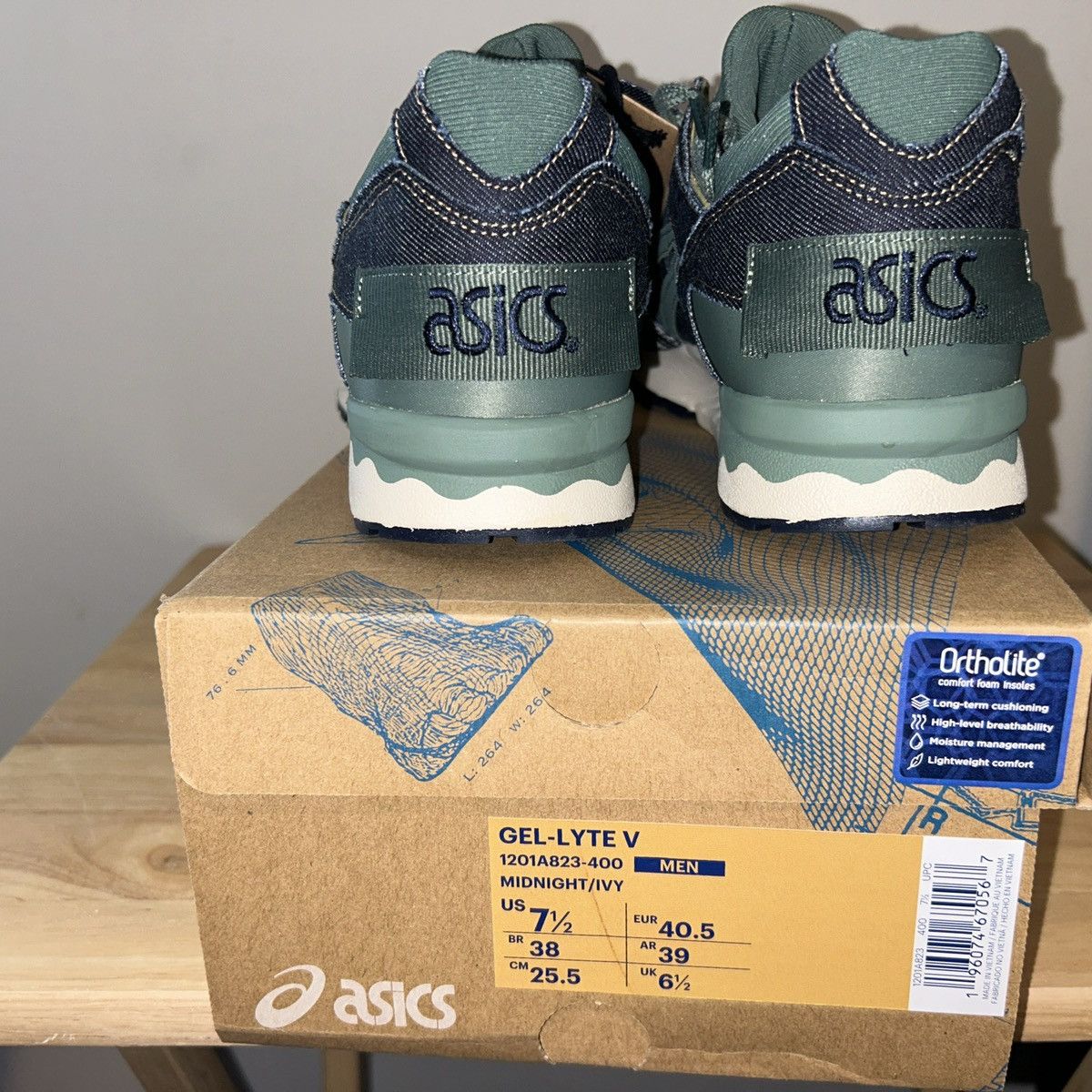 Asics Gel Lyte 5 Modern Patchwork Pack - Ivy-1201A823-400 Size 7.5 Size US 7.5 / EU 40-41 - 6 Thumbnail