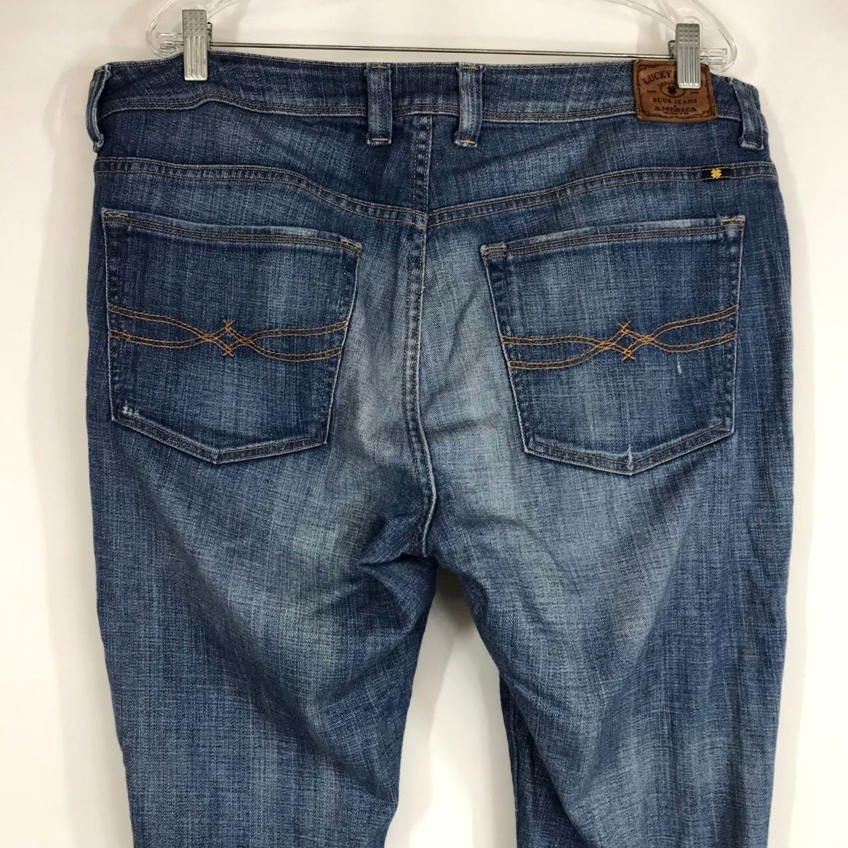 Lucky Brand Lucky Brand Jeans Womens 16W Blue Women The Weekender Jean Distressed Size Size 38" / US 16 / IT 52 - 6 Thumbnail