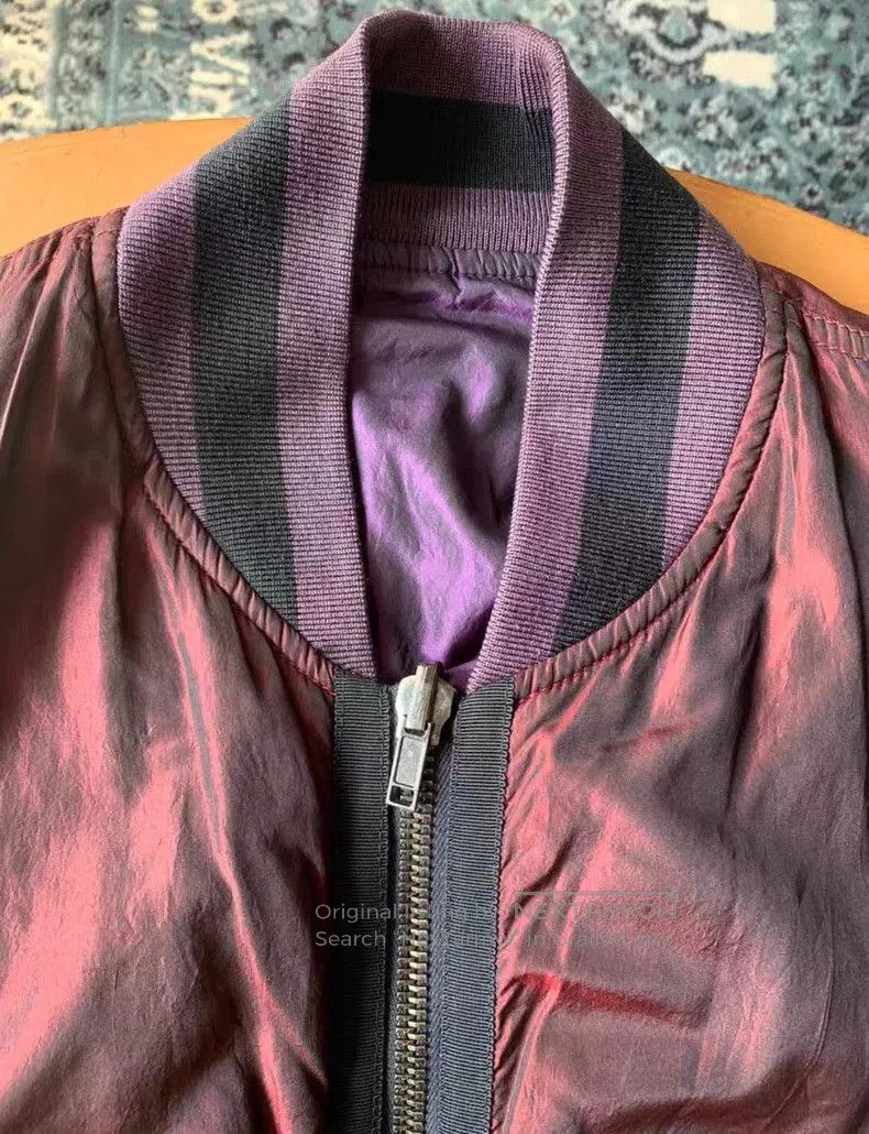 Haider Ackermann Haider Ackermann Red Purple Bomber Jacket. Size US M / EU 48-50 / 2 - 3 Thumbnail