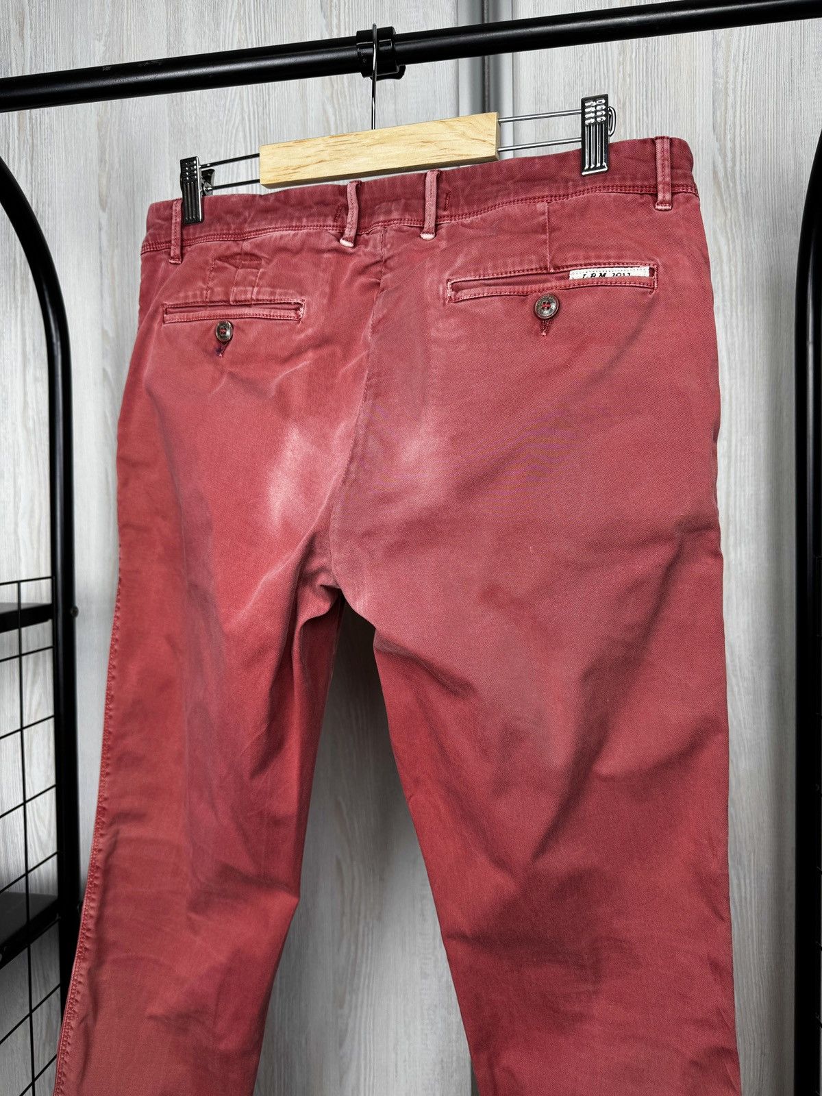 L.B.M. 1911 L.B.M. 1911 stone washed treatment chino casual pants Size US 32 / EU 48 - 6 Thumbnail