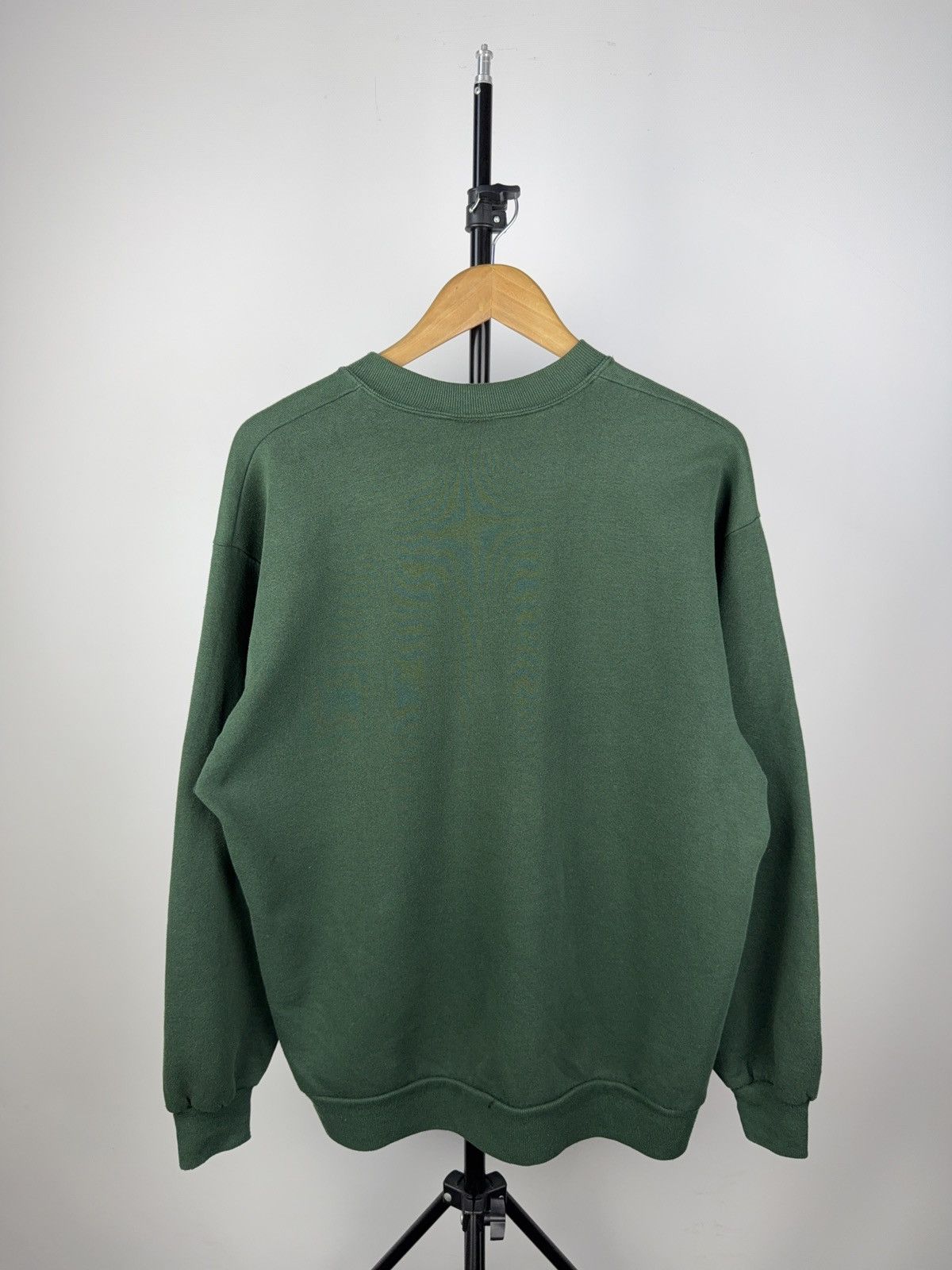 Jerzees × Vintage Vintage Jerzees USA Green Blank Sweatshirt Crewneck L Size US L / EU 52-54 / 3 - 5 Thumbnail