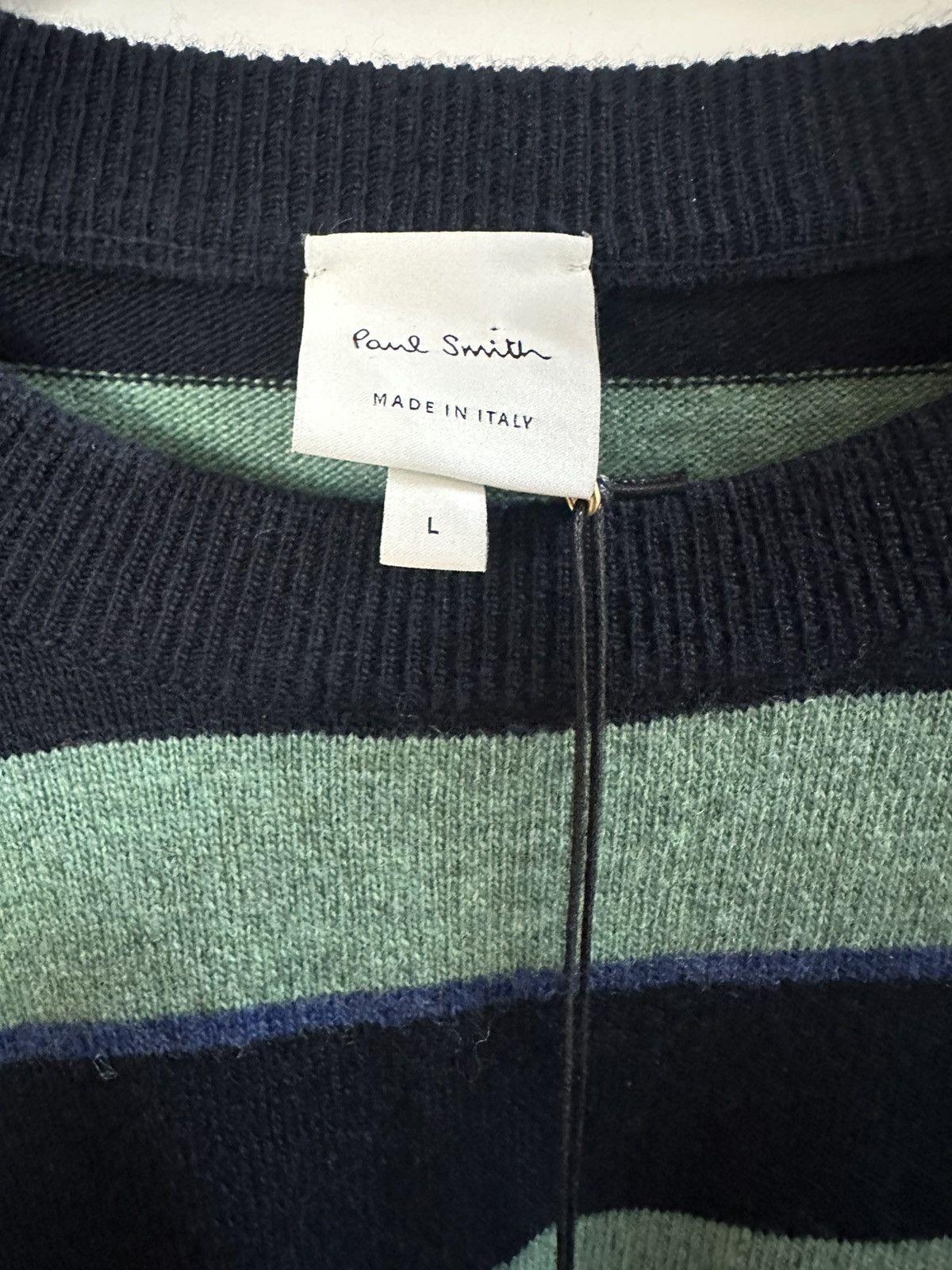 Paul Smith Paul Smith Lightweight Lambswool Sweater - Large - NWT Size US L / EU 52-54 / 3 - 3 Thumbnail