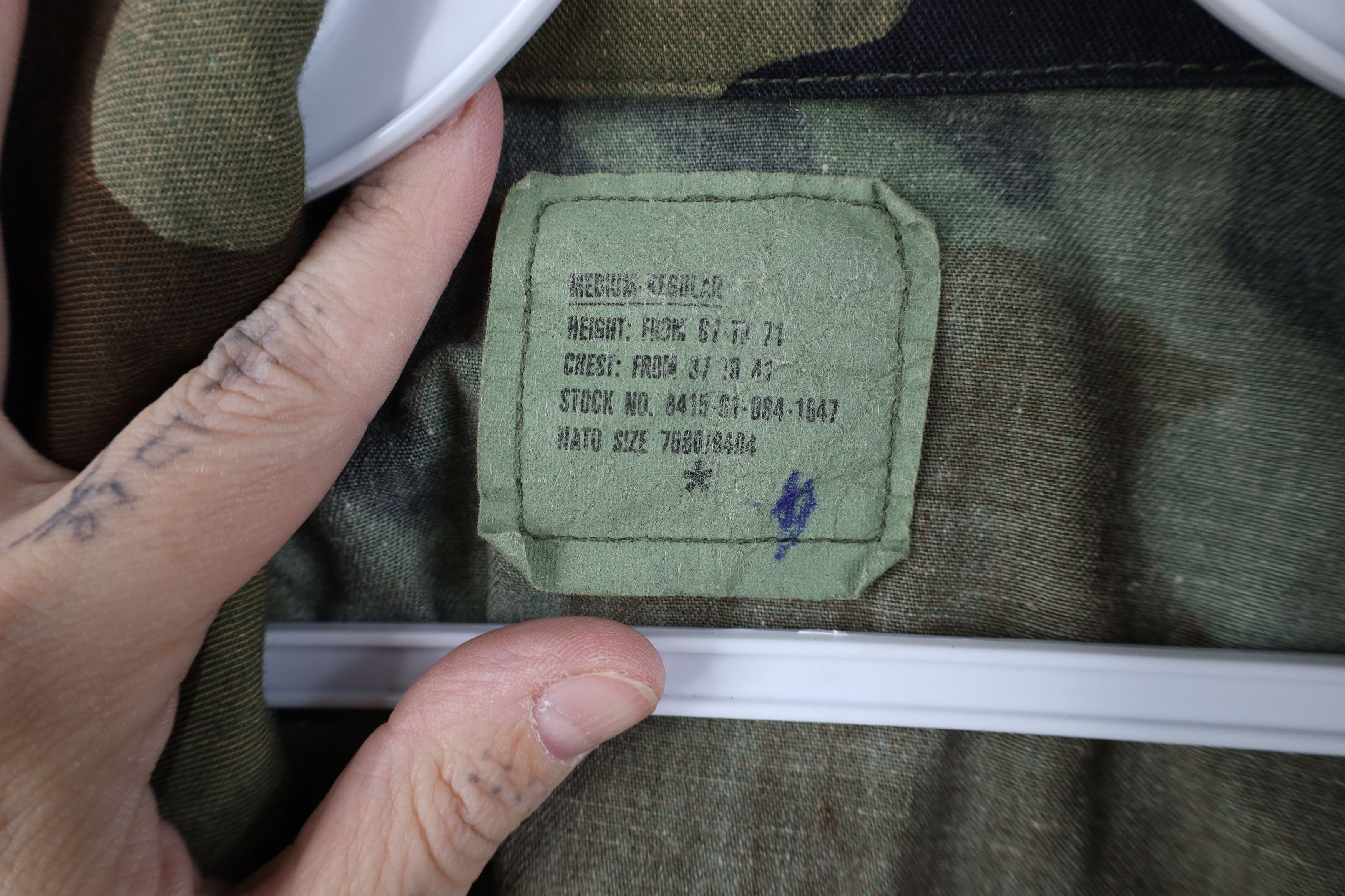 Vintage Vintage 80s Military Camouflage Combat Jacket Coat USA Size US M / EU 48-50 / 2 - 9 Thumbnail