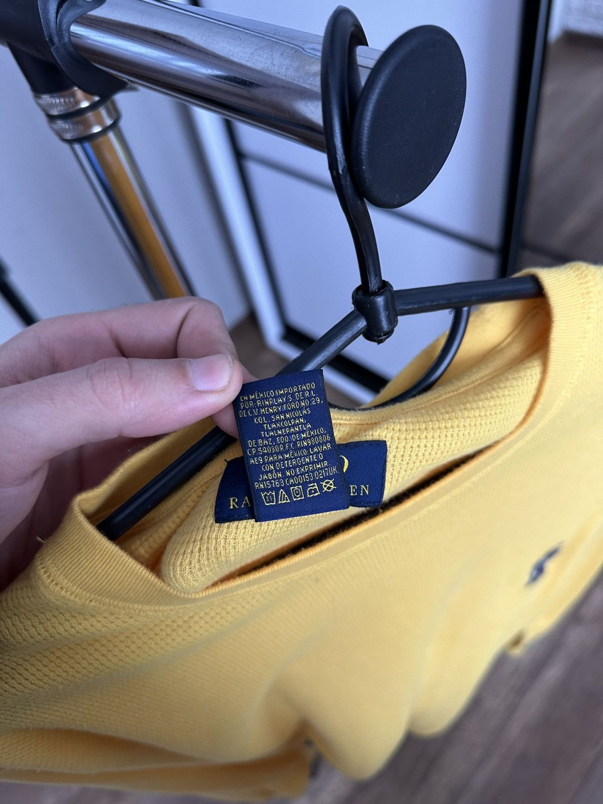 Polo Ralph Lauren Polo Bear Ralph Lauren RL Waffle Sweatshirt Crewneck Size US M / EU 48-50 / 2 - 9 Thumbnail