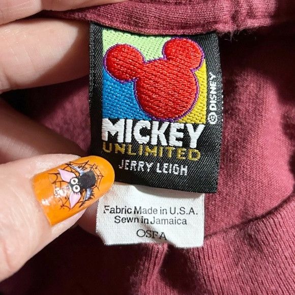 Disney Vintage 90s Mickey Mouse Unlimited Ski Snow Winter T-Shirt Size US XL / EU 56 / 4 - 5 Thumbnail