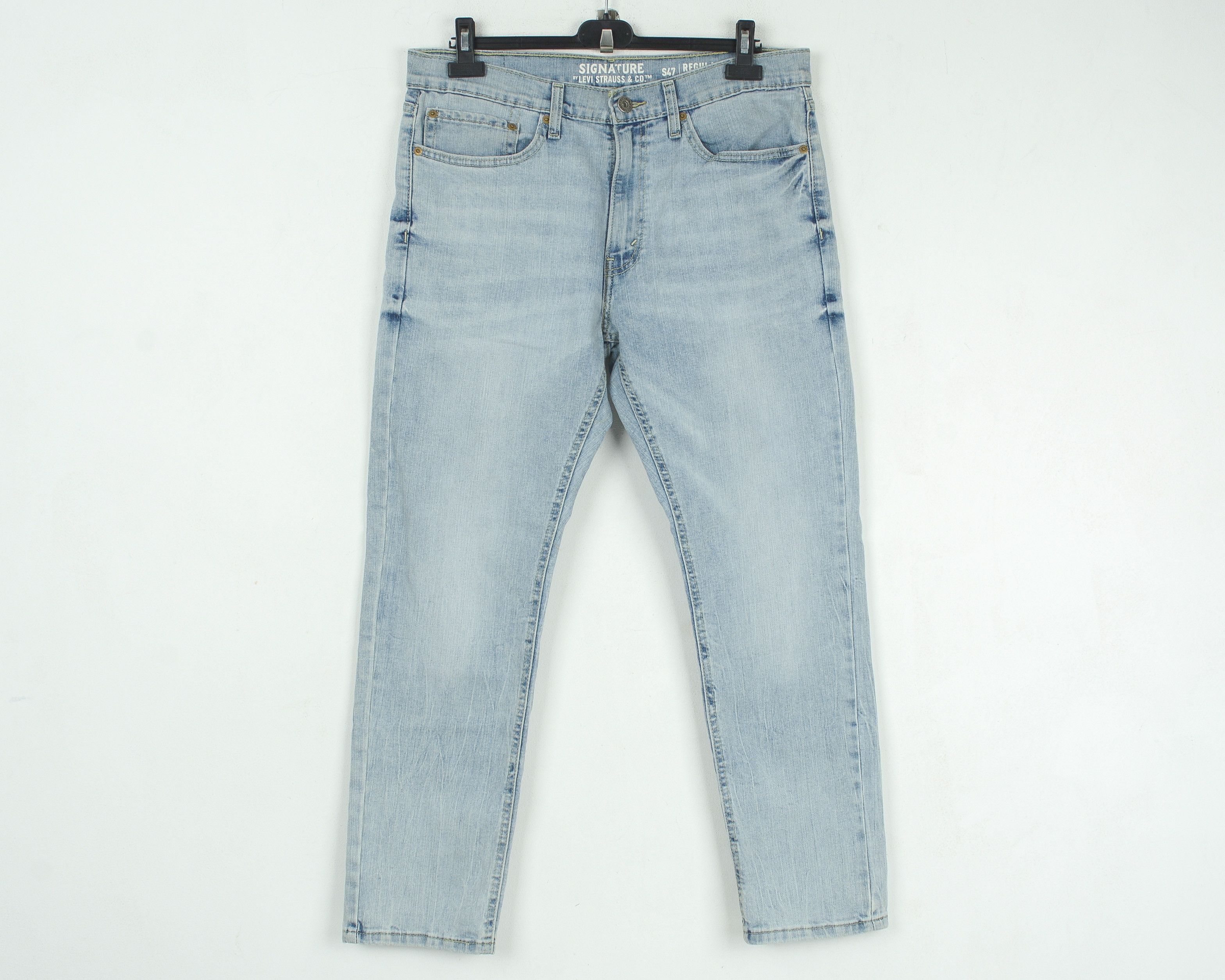 Levi's Signature S47 W34 L30 Jeans Denim Pants Zip Fly Taper Reg Size US 34 / EU 50 - 1 Thumbnail
