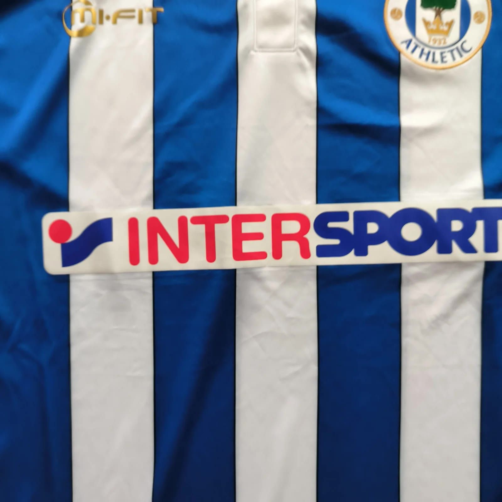 Other NEW Wigan Athletic 2014-15 Mi-Fit home football jersey 2XL Size US XXL / EU 58 / 5 - 5 Thumbnail
