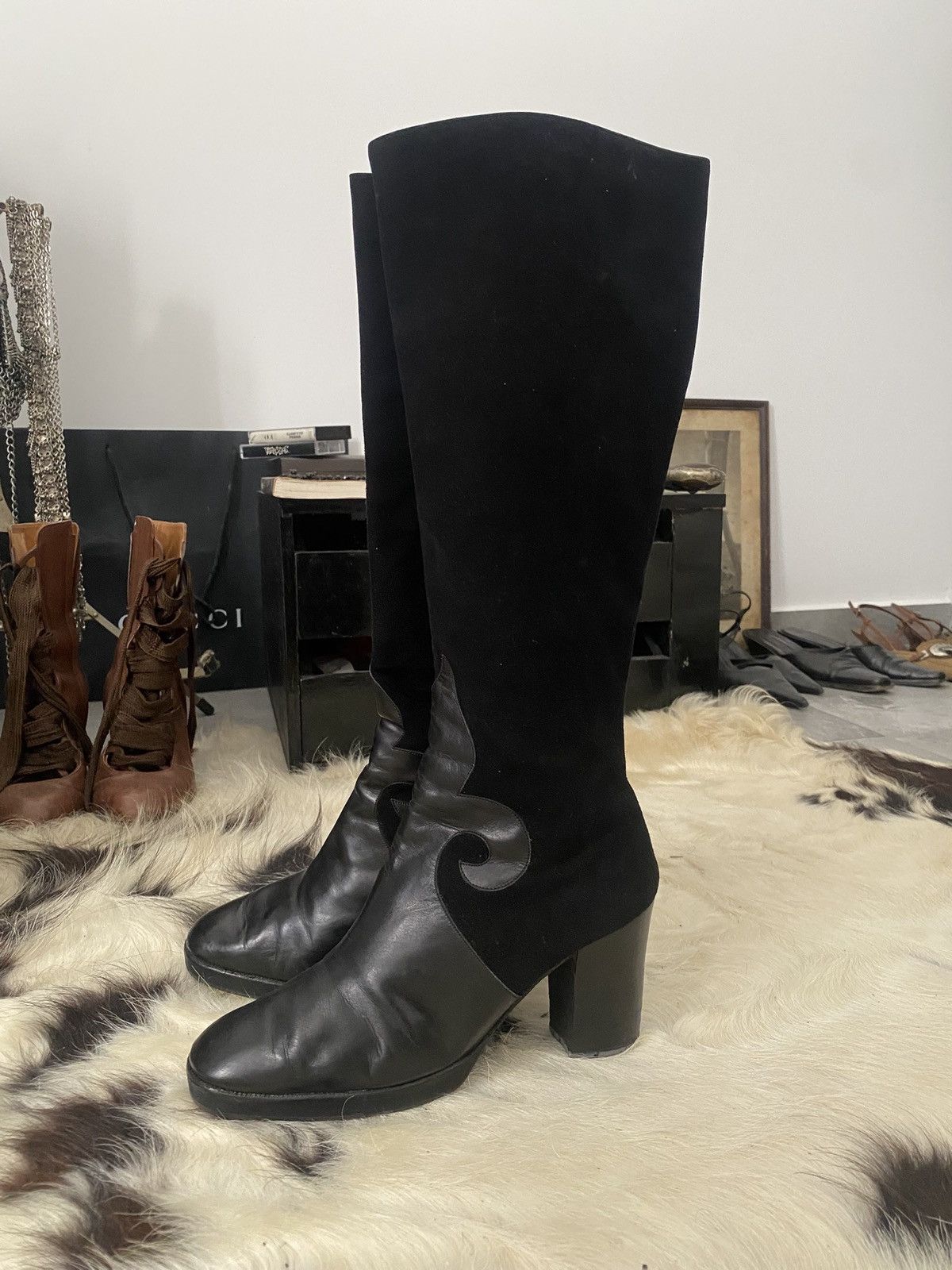Yves Saint Laurent 1970s Yves Saint Laurent Boots Size US 7 / IT 37 - 1 Thumbnail