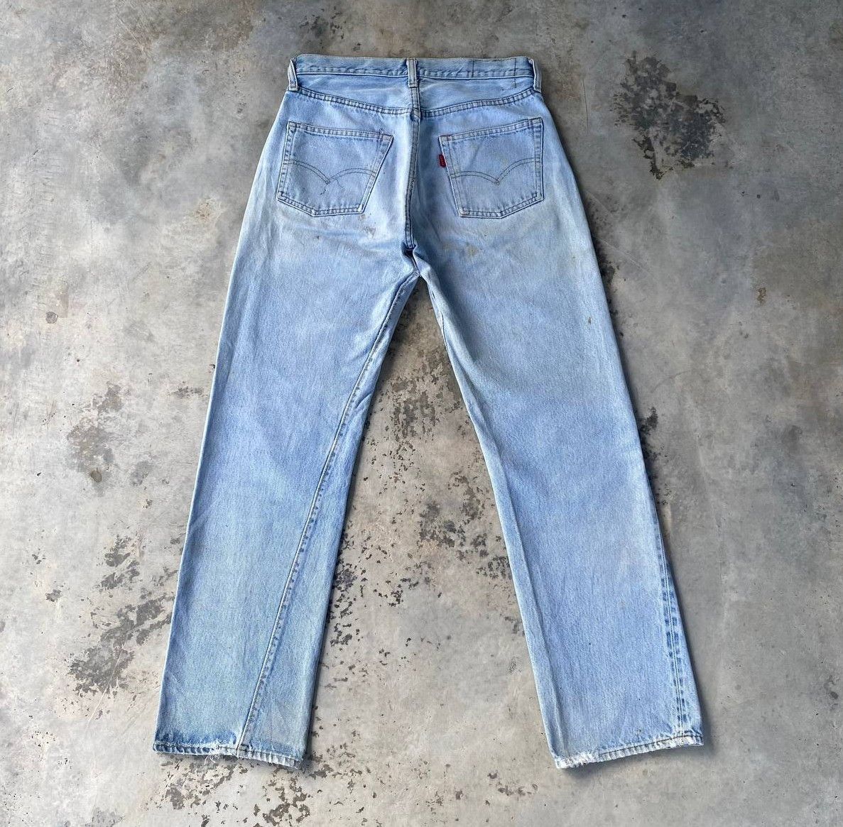 Levi's Vintage Clothing VINTAGE 60s LEVI'S 501 REDLINE SINGLE DIGIT "6" BUTTON Size US 29 - 3 Thumbnail