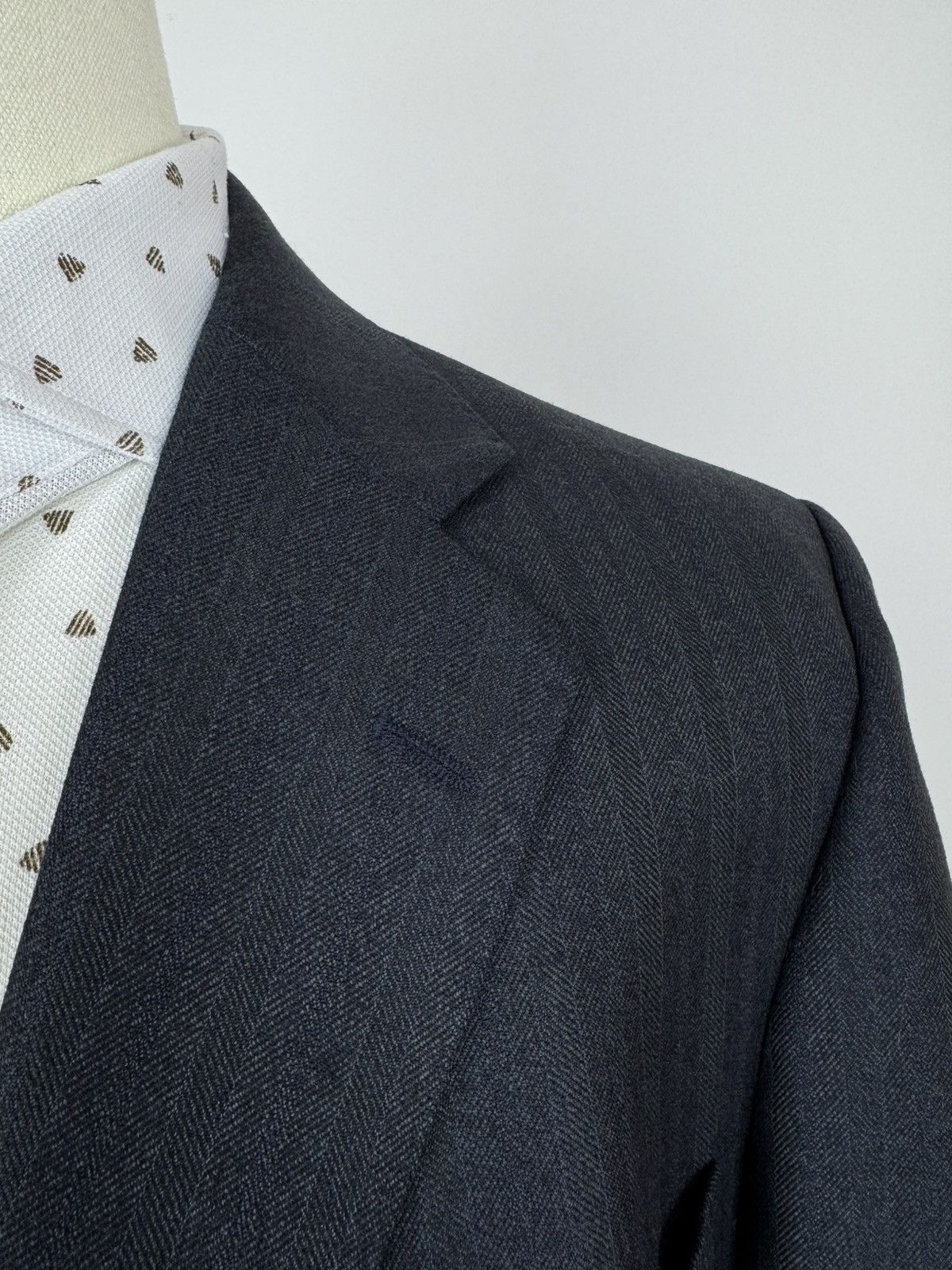 Magee Magee David Tompson Jedburgh Hawick Scotland tweed blazer Size 46R - 3 Thumbnail