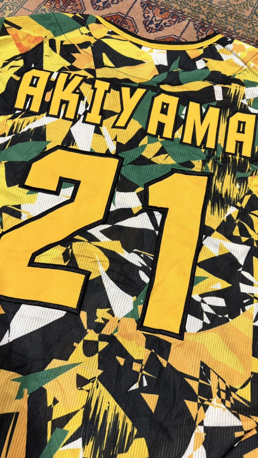 Vintage Vintage Hanshin Tigers akiyama 21 japan baseball team jersey Size US M / EU 48-50 / 2 - 8 Thumbnail