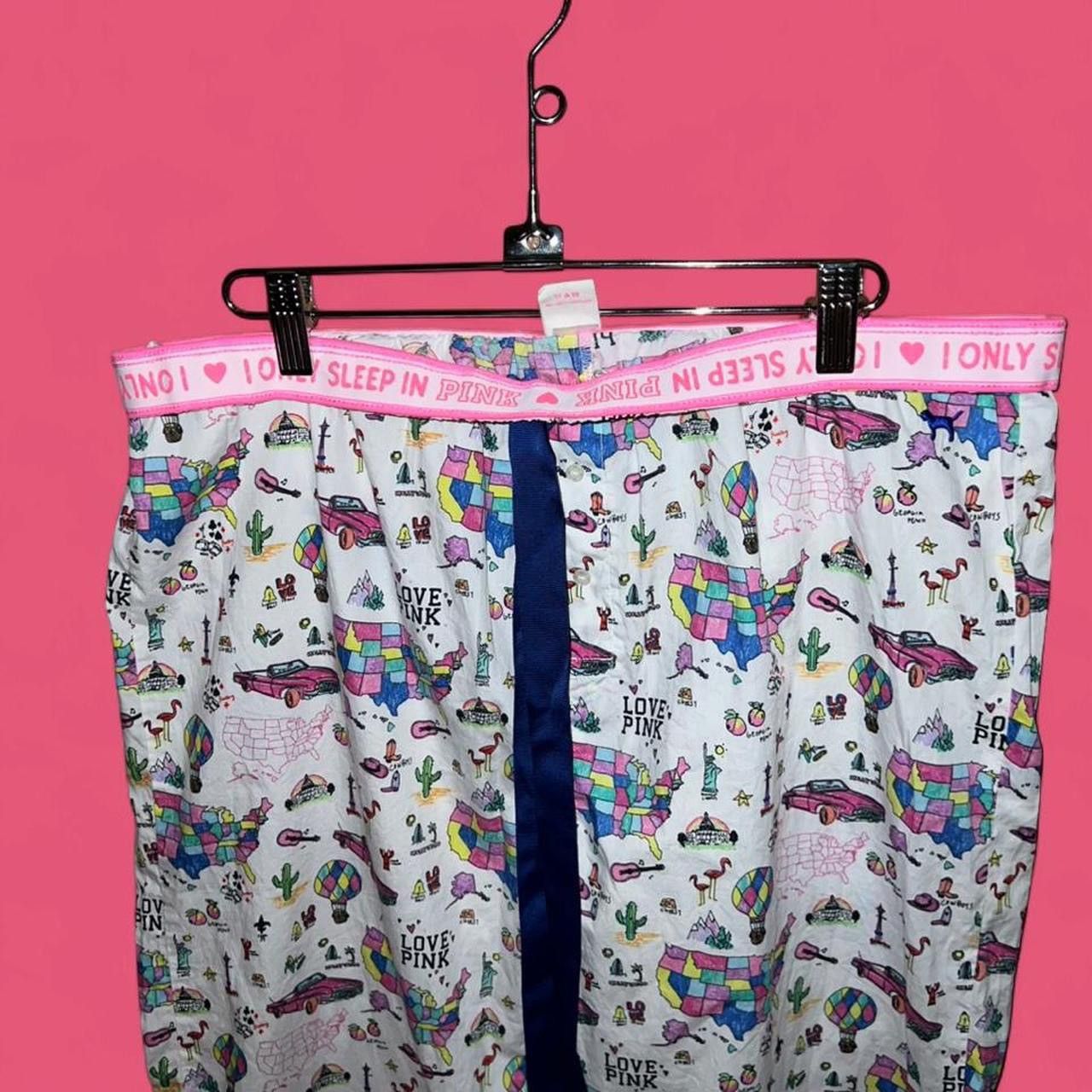 Victoria's Secret Victoria’s Secret Pink I only sleep in pink pj bottoms y2k Size 31" - 3 Thumbnail