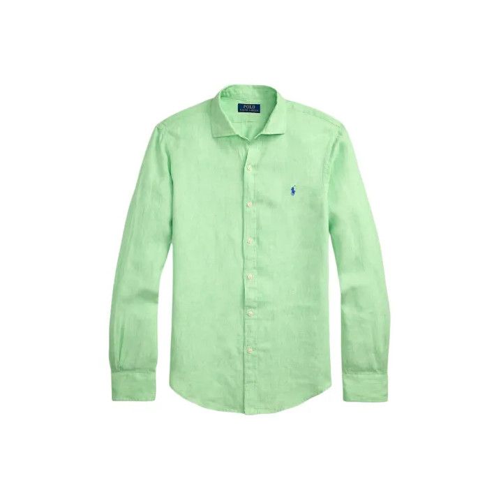 Polo Ralph Lauren Polo Ralph Lauren Slim Fit Linen Chambray Shirt Size US XS / EU 42 / 0 - 1 Thumbnail