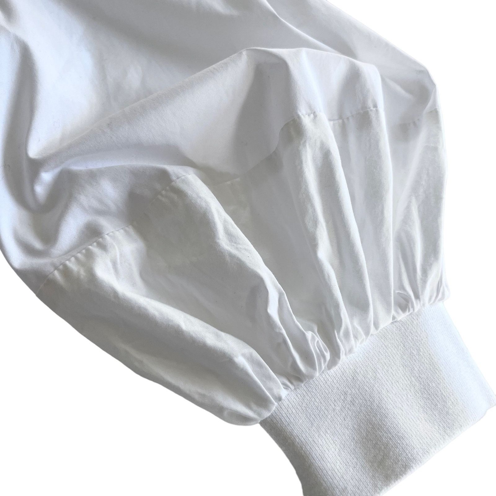 Jason Wu Jason Wu White Poplin Blouse Lace Trim Reworked XS Size XS / US 0-2 / IT 36-38 - 9 Thumbnail
