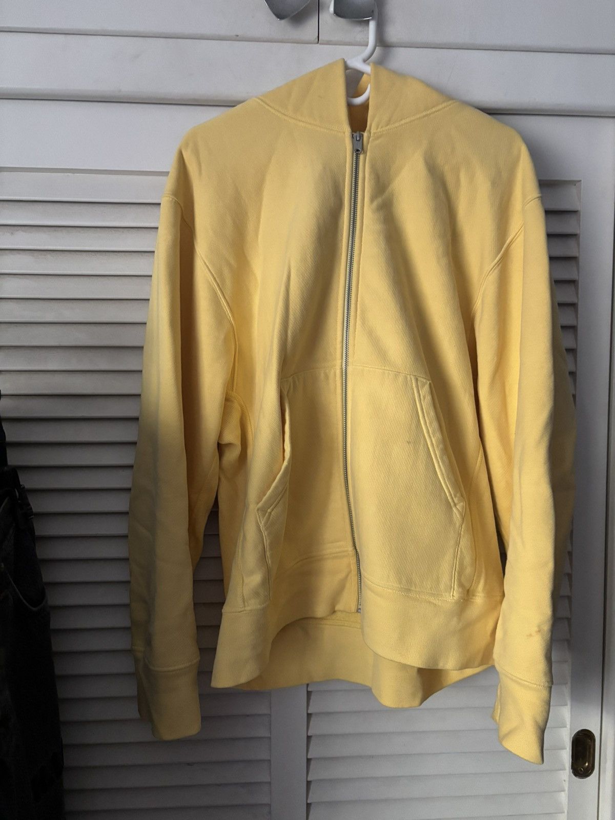 Kanye West × Yeezy Yeezy season 3 yellow zip up hoodie size small