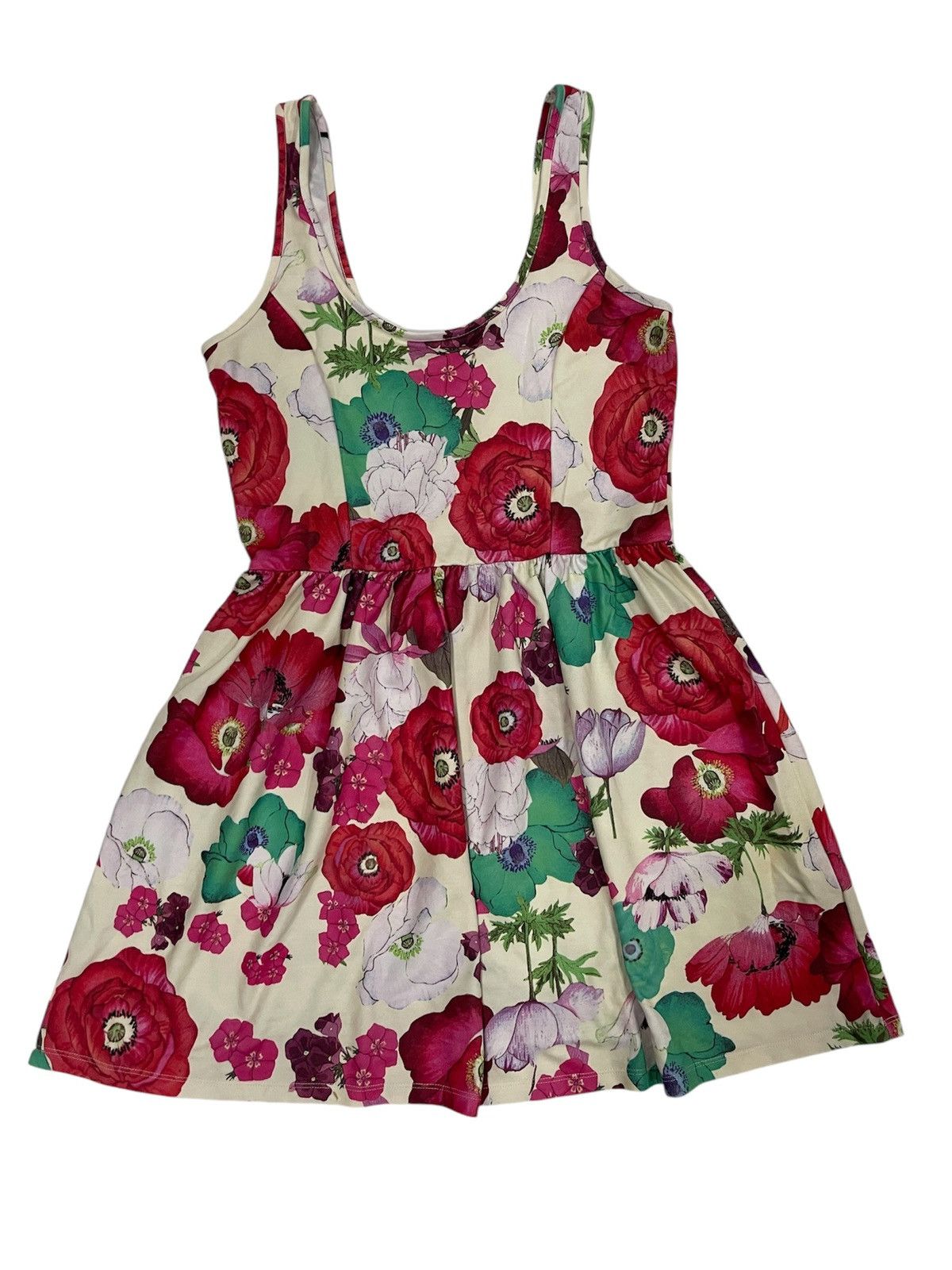Zara Zara Trafaluc top dress Pop Art Floral Designer Fashion sz M Size M / US 6-8 / IT 42-44 - 1 Thumbnail