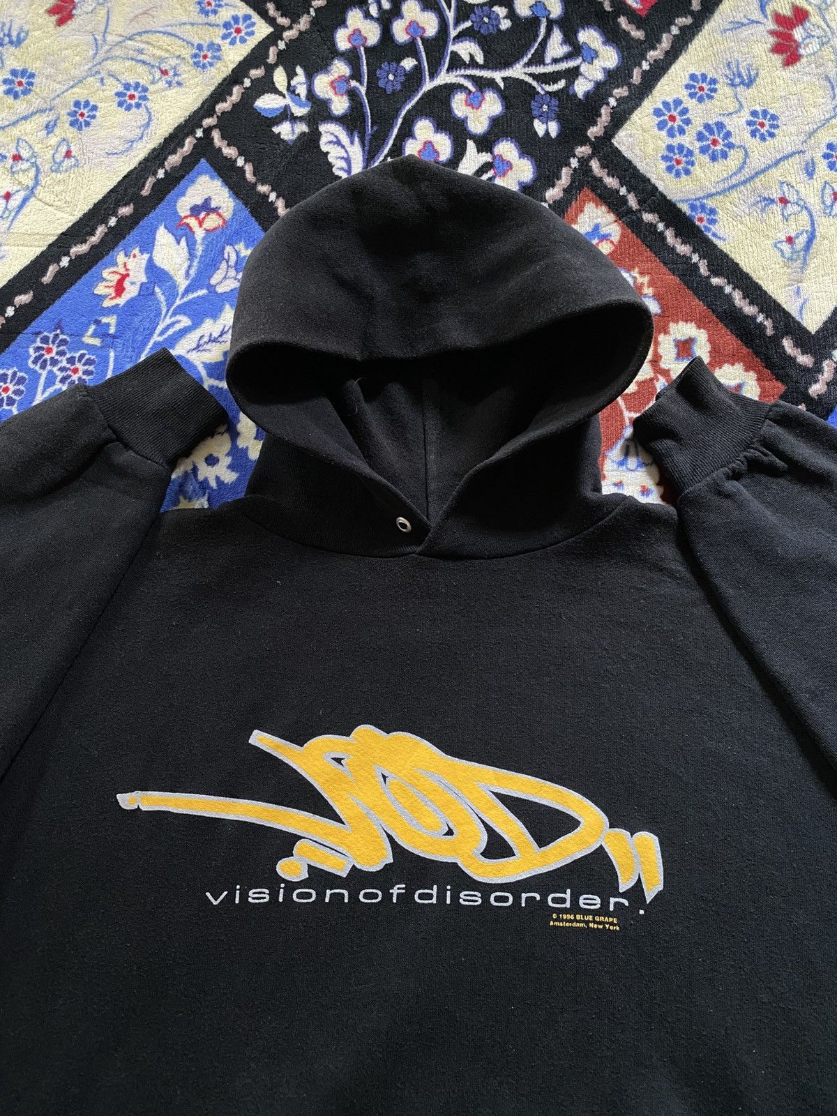 Band Tees Vintage 90s Vision Of Disorder Hardcore Hoodie Size US XL / EU 56 / 4 - 2 Thumbnail