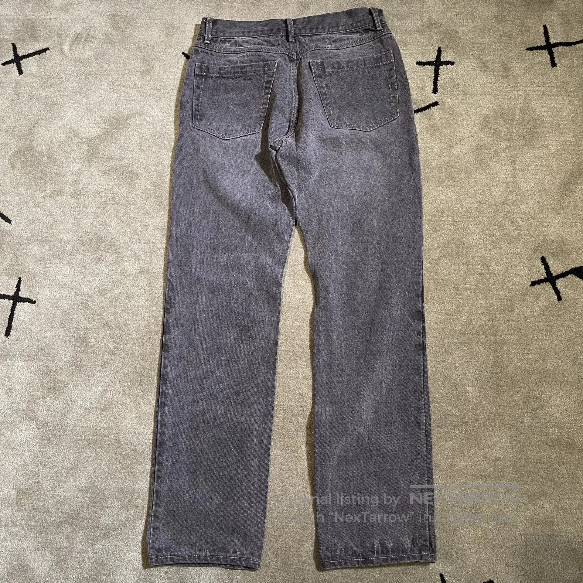 Japanese Brand Special Wash Denim Pants. Size US 30 / EU 46 - 5 Thumbnail