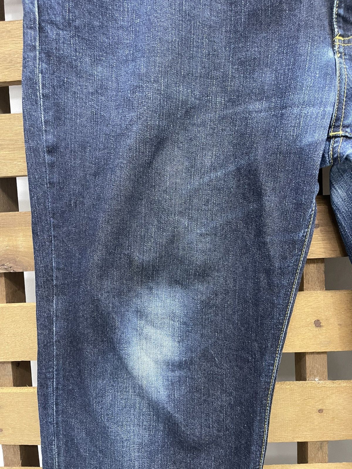 Lee Lee Riders Dark Wash Regular Fit Jeans - Distressed & Faded Size US 44 / EU 60 - 2 Thumbnail