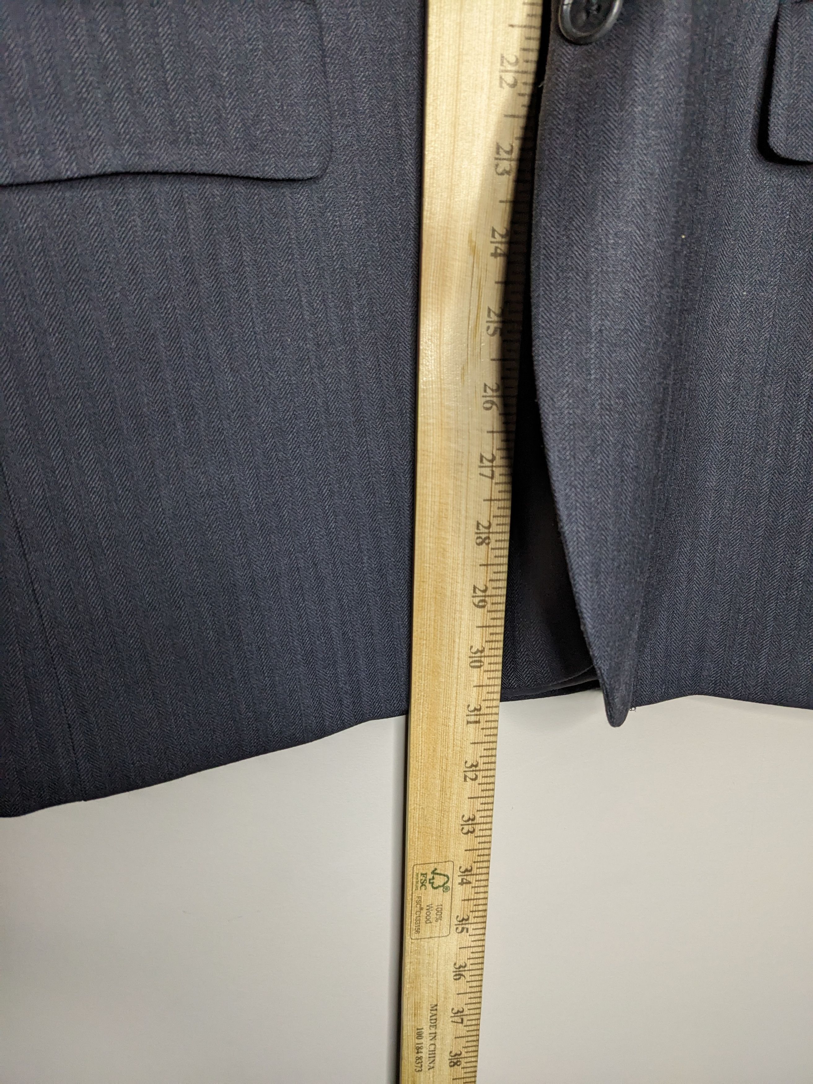 Brooks Brothers Brooks Brothers Blazer Sz 39S Herringbone Wool Suit Jacket Size 40S - 11 Thumbnail