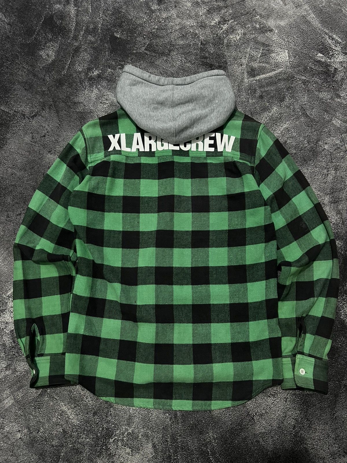 Xlarge XLarge Hooded Flannel Shirt Size US L / EU 52-54 / 3 - 2 Thumbnail