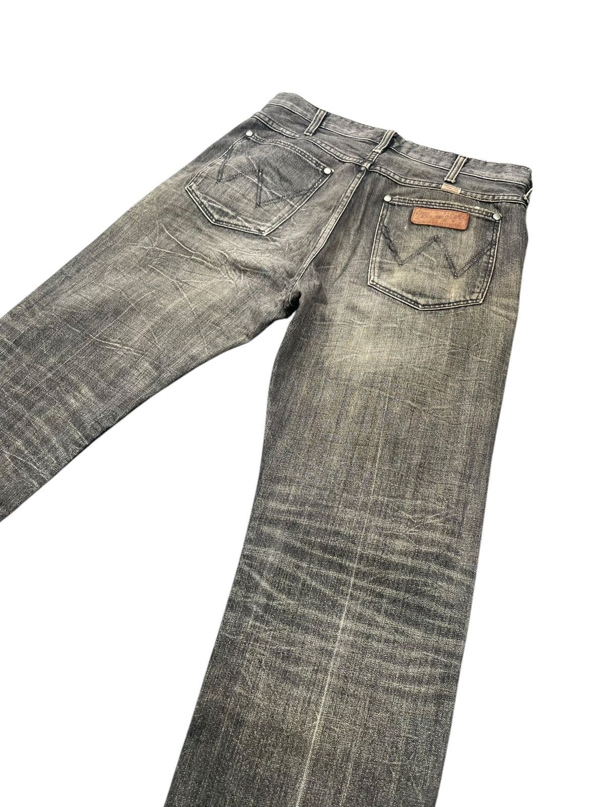 Vintage × Wrangler Vintage 90’s Wrangler Faded Distresed Size US 34 / EU 50 - 9 Thumbnail