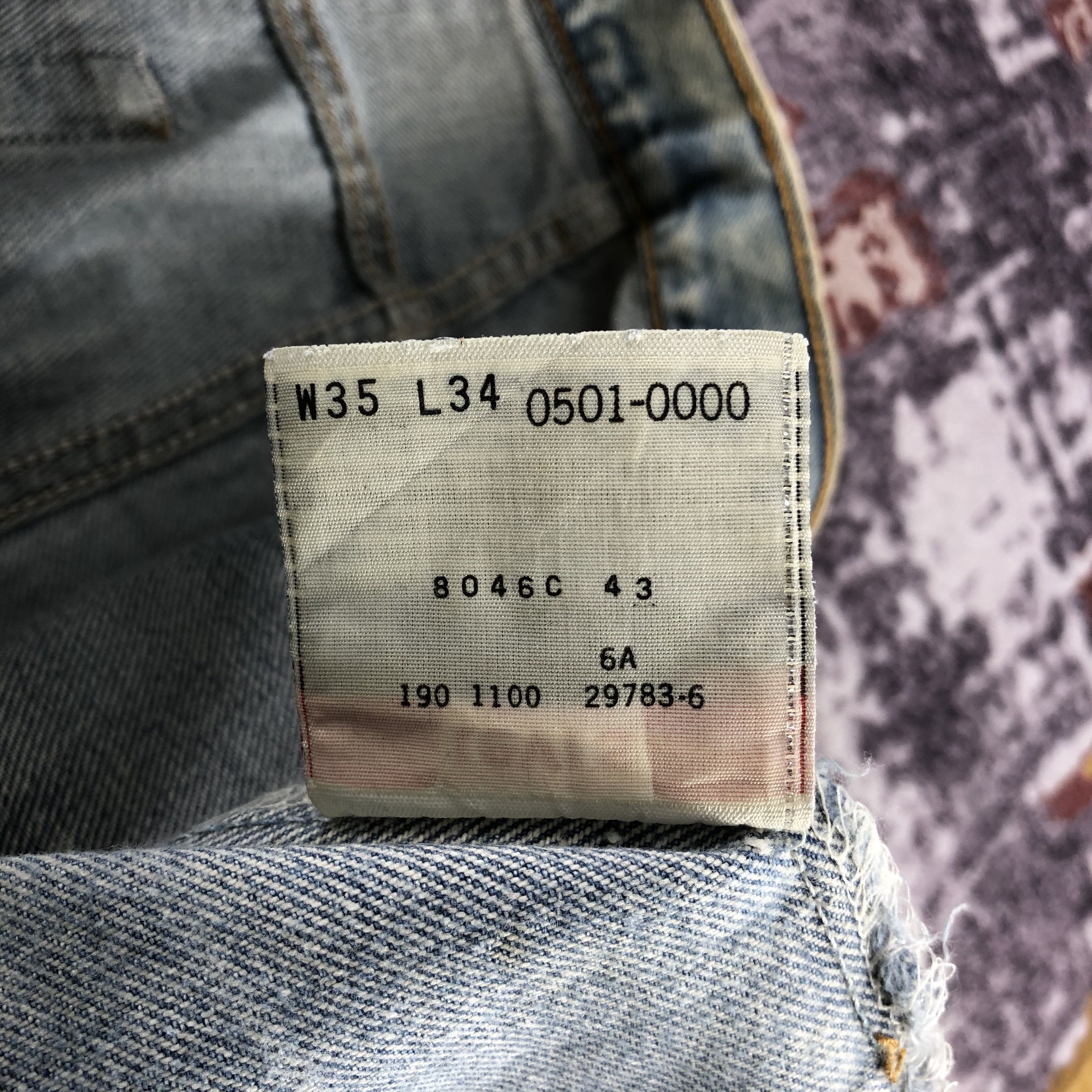 Levi's × Vintage Vintage 90s Light Wash Levis 501 Jeans-JM2761 Size US 33 - 14 Thumbnail