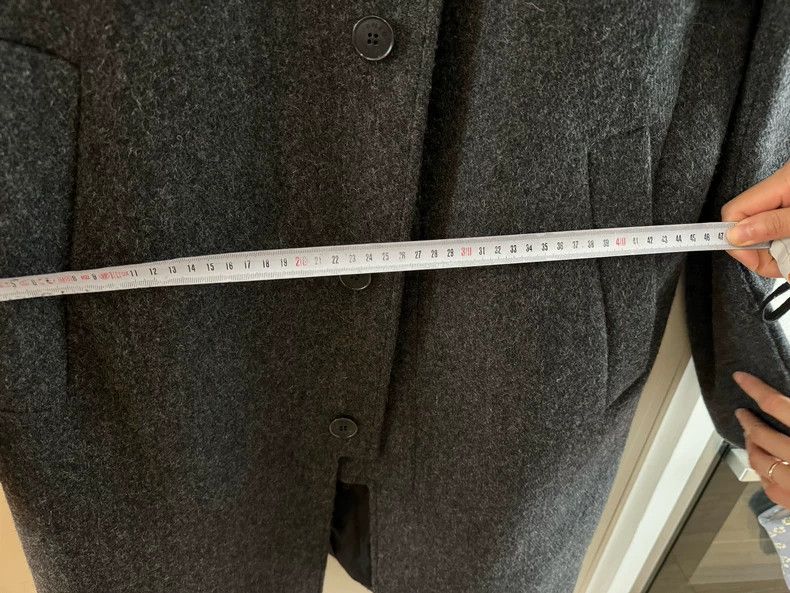 Kenzo KENZO Gray wool coat Size US S / EU 44-46 / 1 - 8 Thumbnail