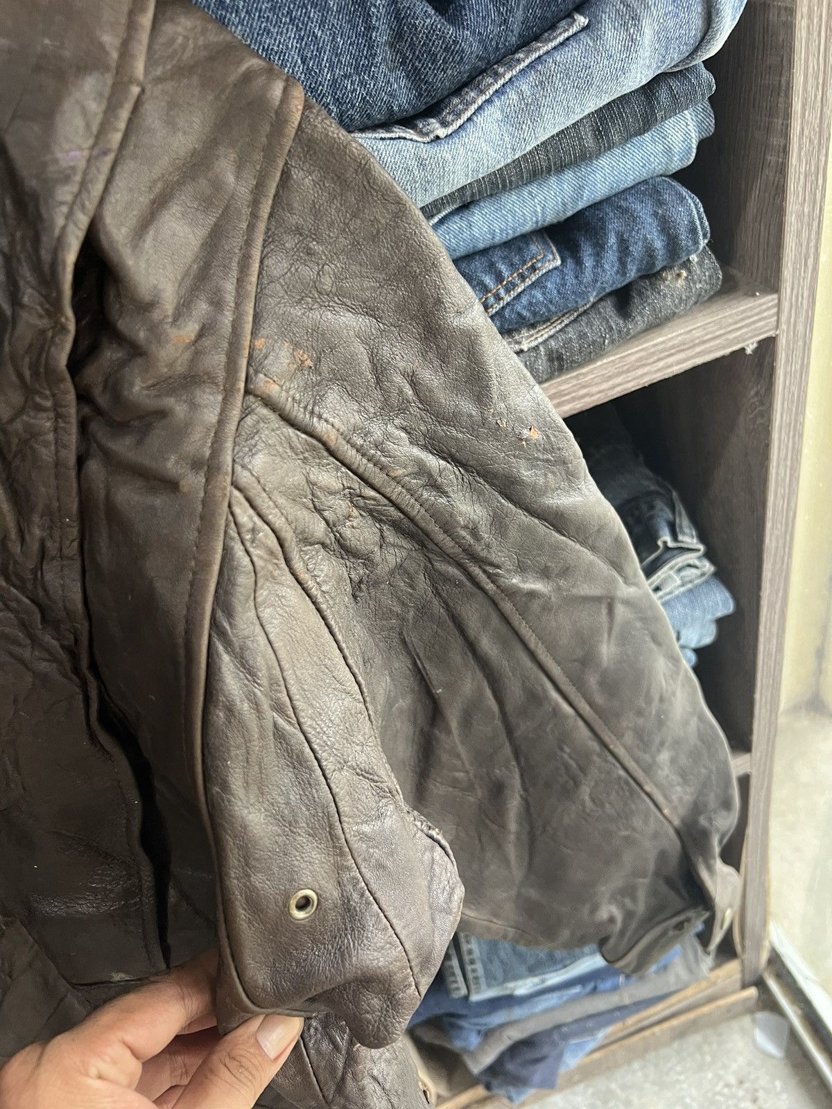 Other 🔥Flight Jacket Usa Stylewear Leather Size US L / EU 52-54 / 3 - 14 Thumbnail