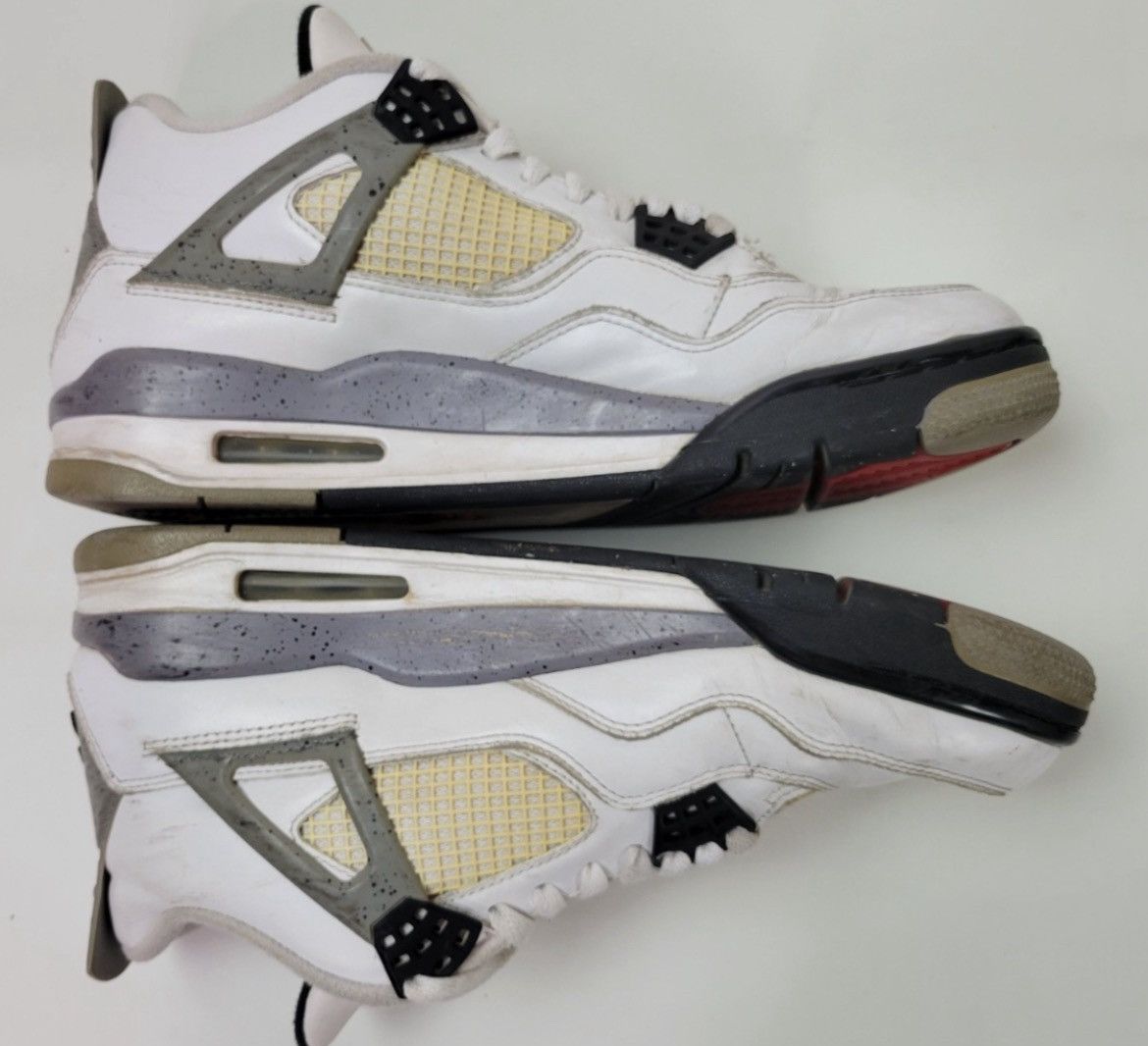 Nike nike Air Jordan 4 White Cement Size US 8.5 / EU 41-42 - 2 Thumbnail