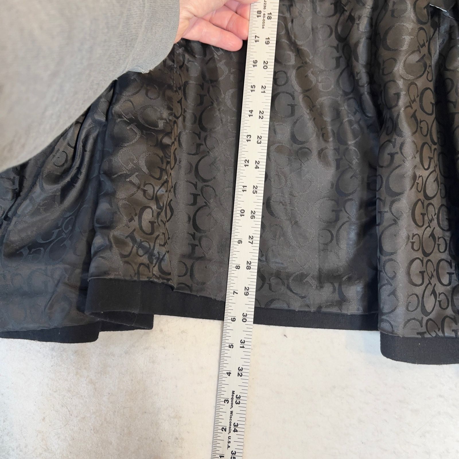 Guess Guess Wool Blend Full Zip Pea Coat Woman Large Pockets Belt Size L / US 10 / IT 46 - 9 Thumbnail