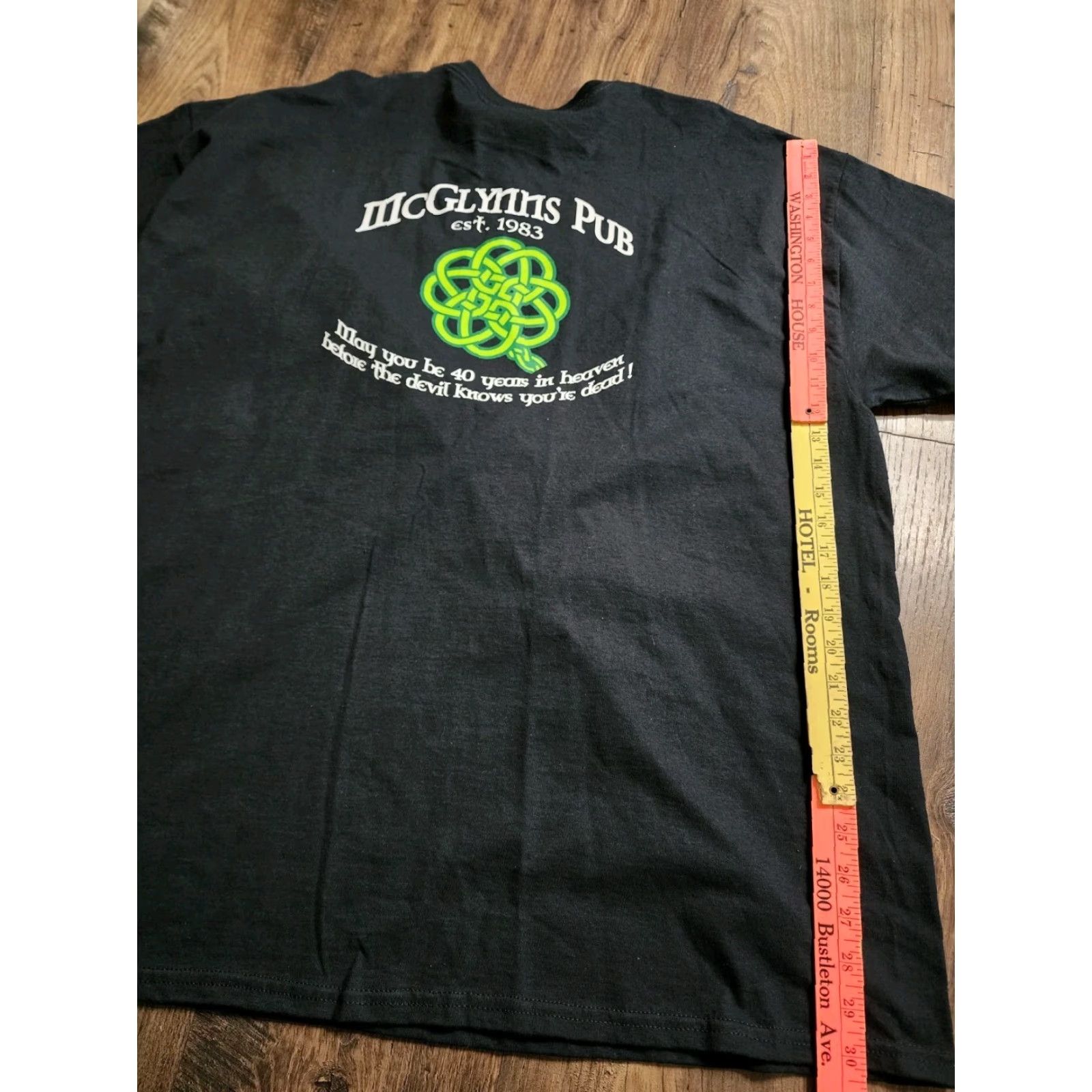 Gildan McGlynn’s Irish Pub Shirt Mens 2XL Black Dover DE Short Sleeve Crew Neck T-Shirt Beer Size US XXL / EU 58 / 5 - 3 Thumbnail