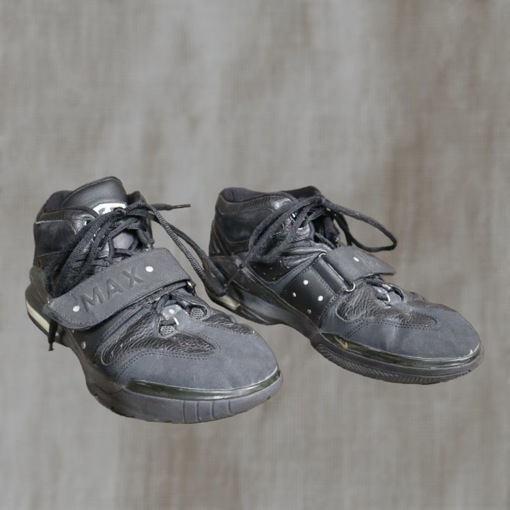 Nike Nike Air Force 1 "OPERATE MAX" Black Leather Basketball Shoes Size 11.5 Mens Retro Size US 12 / EU 45 - 1 Thumbnail
