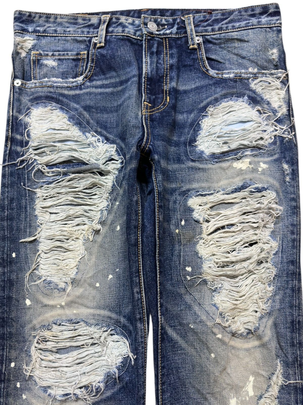 Hysteric Glamour Vintage RNA Ripped Grunge Distressed Denim Size US 32 / EU 48 - 2 Thumbnail