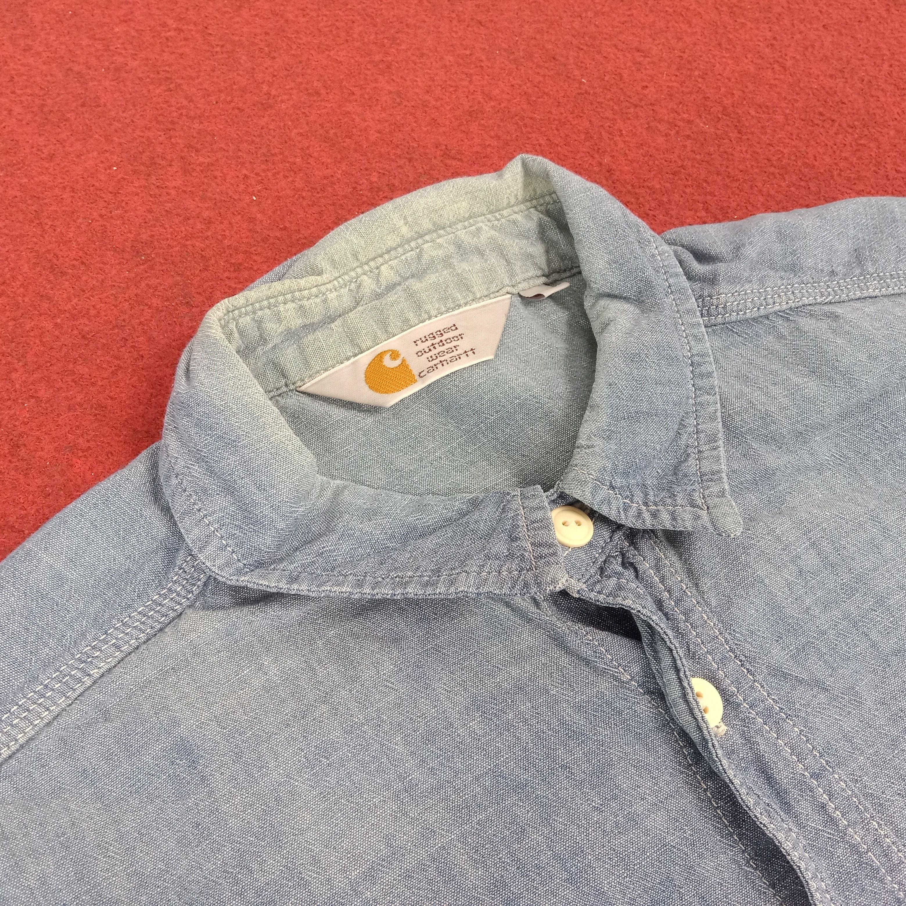 Carhartt × Vintage Carhartt Workwear Double Pocket Style Casual Shirt Size US M / EU 48-50 / 2 - 4 Thumbnail