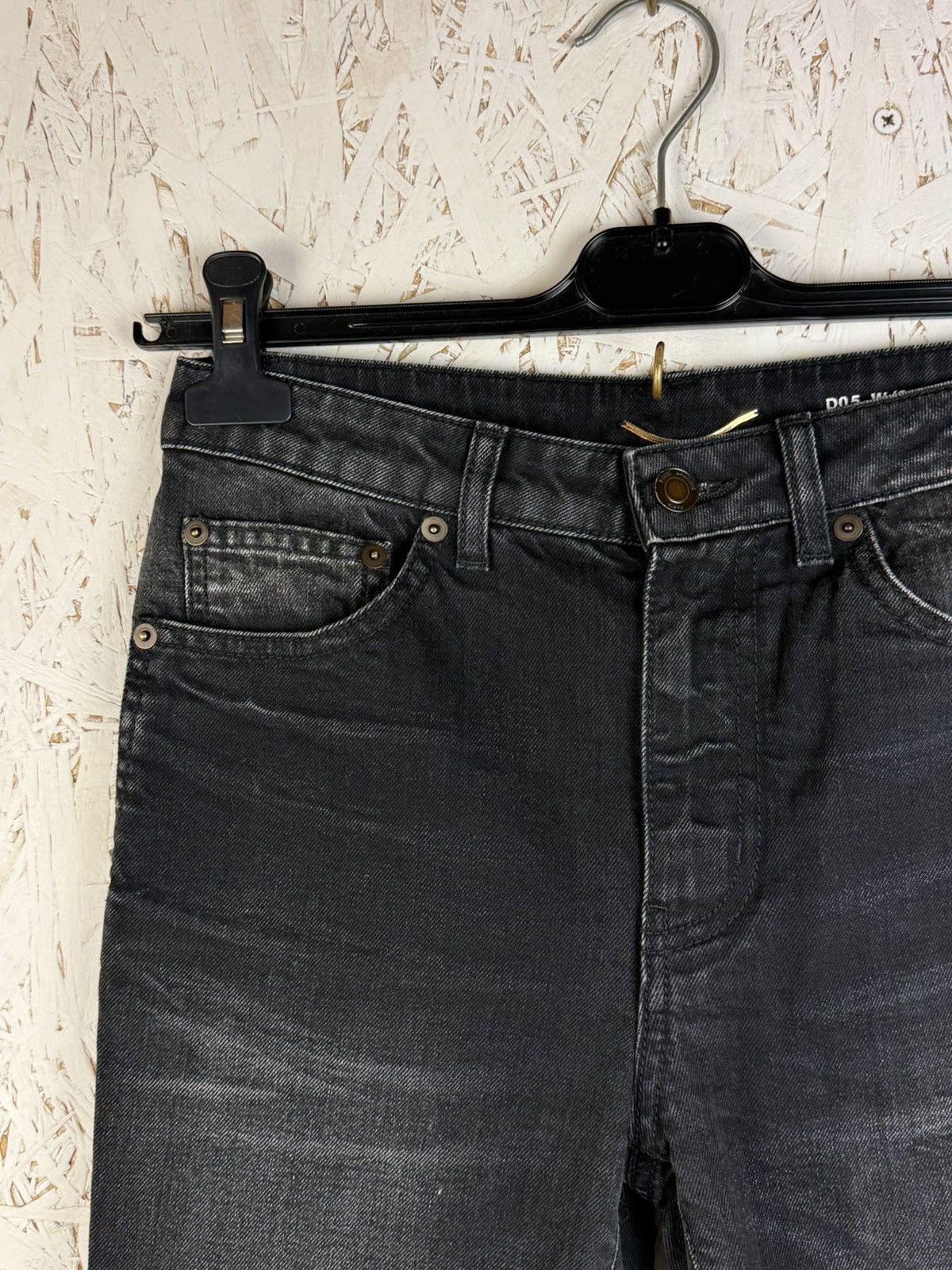 Saint Laurent Paris Saint Laurent Paris SS18 D05 W/SK-MW Black Skinny Jeans 28 Size 28" / US 6 / IT 42 - 2 Thumbnail