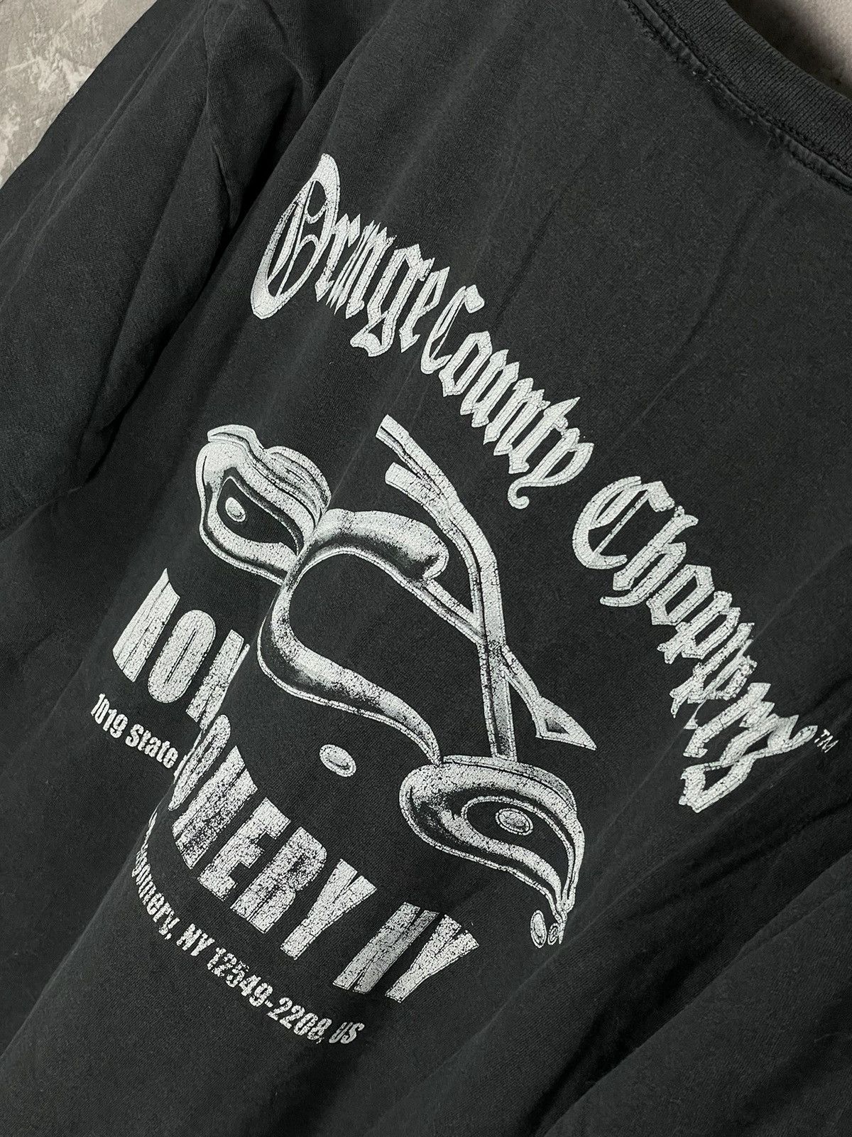 Band Tees × Vintage × West Coast Choppers Vintage Orange County Choppers T shirt Big Logo Center Logo Size US L / EU 52-54 / 3 - 6 Thumbnail