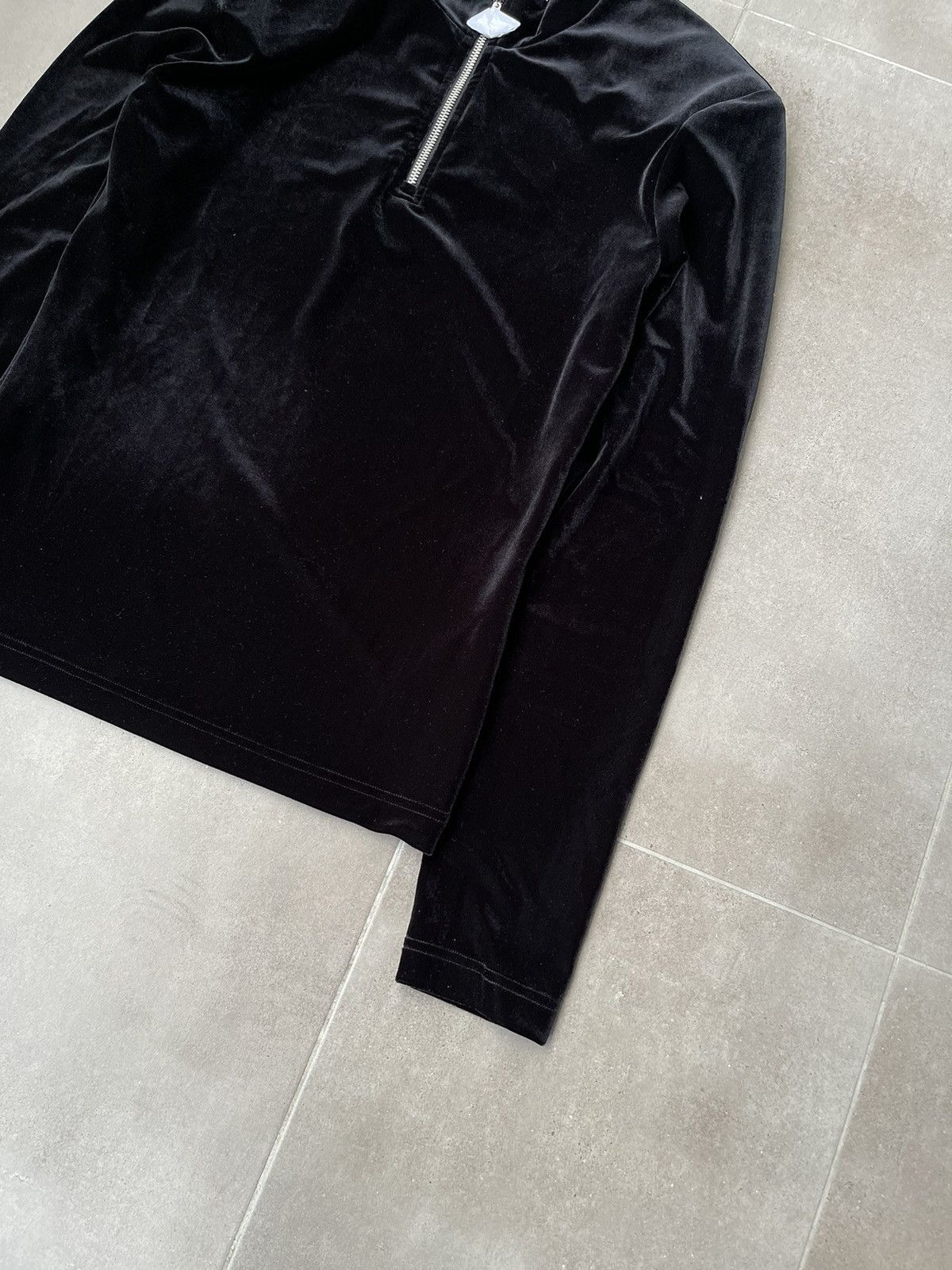 Han Kjobenhavn !DS! SS22 Han Kjobenhavn Half Zip Sharp Black Long Sleeve Size US M / EU 48-50 / 2 - 15 Thumbnail