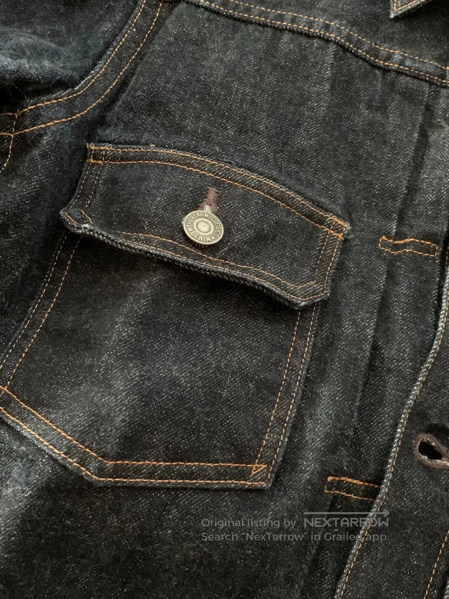 The Real McCoy's Real McCoy Denim Jacket 002J. Size US XXS / EU 40 - 5 Thumbnail