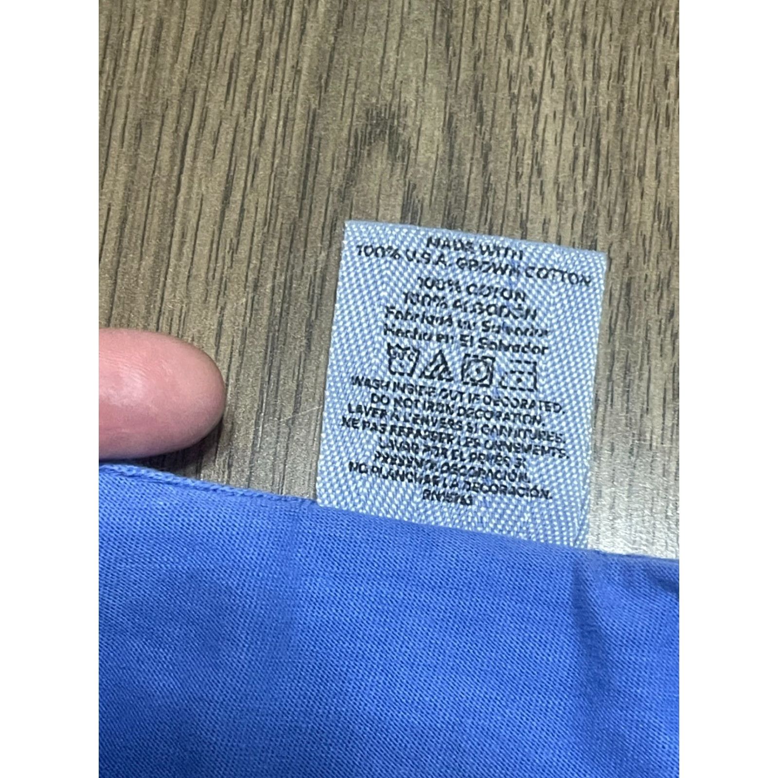 Comfort Colors Comfort Colors Shirt Men L Blue Short Sleeve Crew Neck Buzzed Size US L / EU 52-54 / 3 - 7 Thumbnail