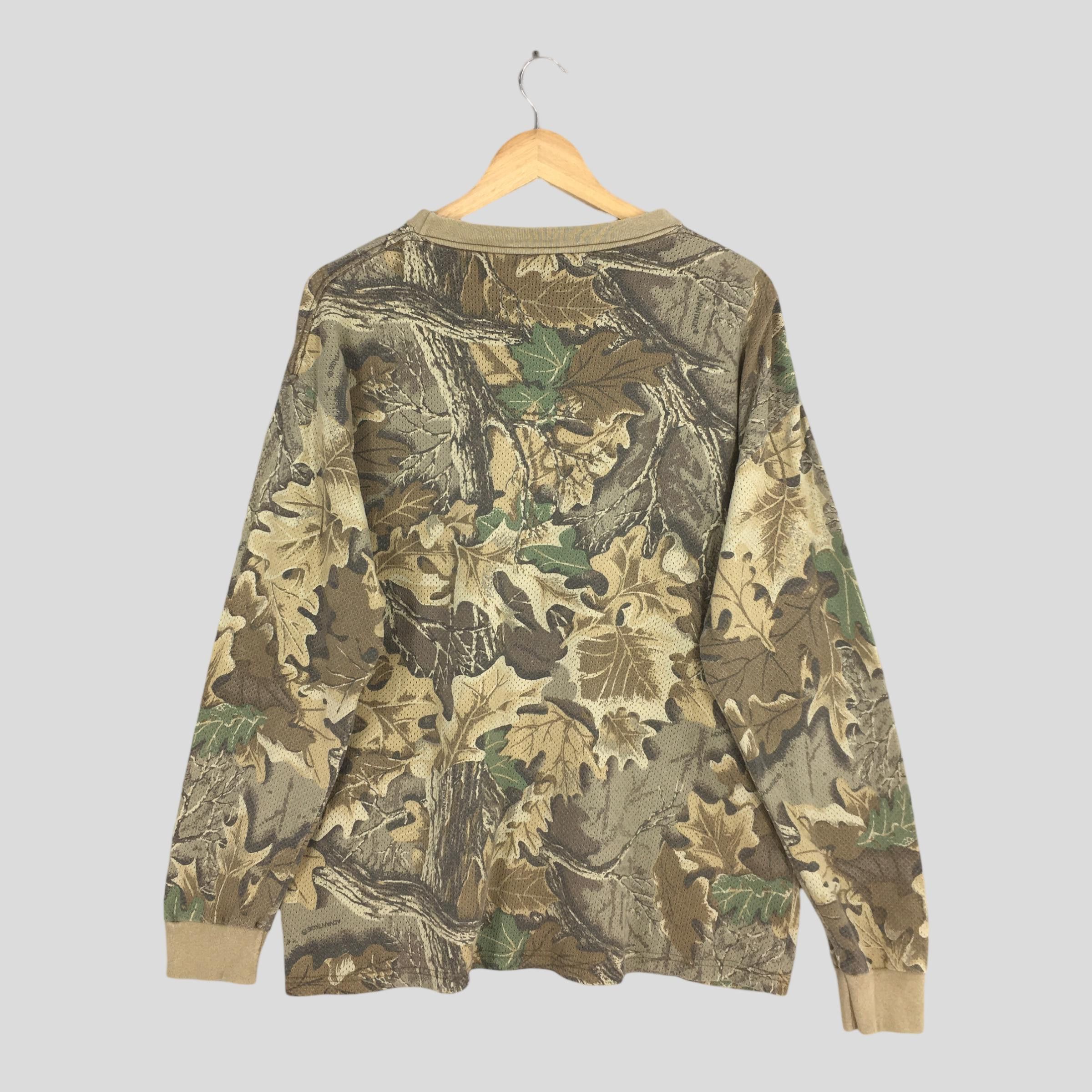 Realtree Vintage 90s Sasquatch Real Tree Camo T shirt Large Size US L / EU 52-54 / 3 - 6 Thumbnail